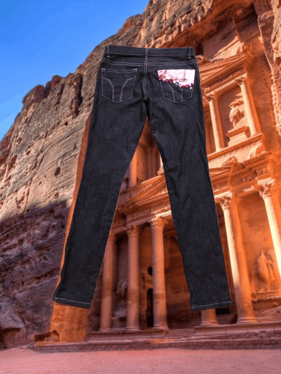 Miss Sixty Miss Sixty jeans KIDS 14 years crazy Y2K vintage Size 26" / US 2 / IT 38 - 1 Thumbnail