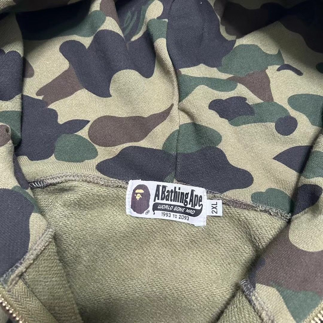 Bape COLOR CAMO SHARK FULL ZIP HOODIE Size US XXL / EU 58 / 5 - 6 Thumbnail
