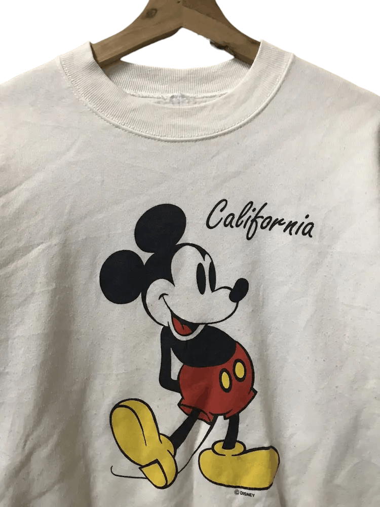 Disney Vintage Disney Mickey Mouse Sweatshirts (tag mising) Size US L / EU 52-54 / 3 - 3 Thumbnail