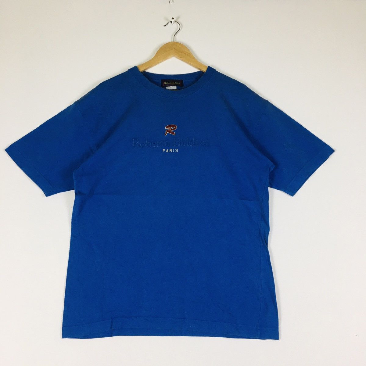 Baldinini × Designer × Vintage Vintage Roberta Baldini Paris Spell Out Embroidery Logo Size US M / EU 48-50 / 2 - 1 Thumbnail