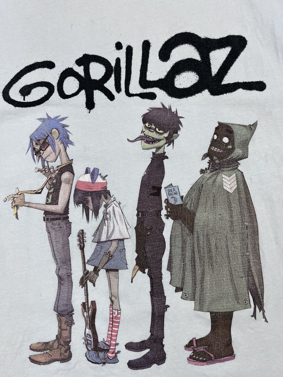 Band Tees VINTAGE Y2K GORILLAZ TEE blur eminem daft punk snoop Size US M / EU 48-50 / 2 - 4 Thumbnail
