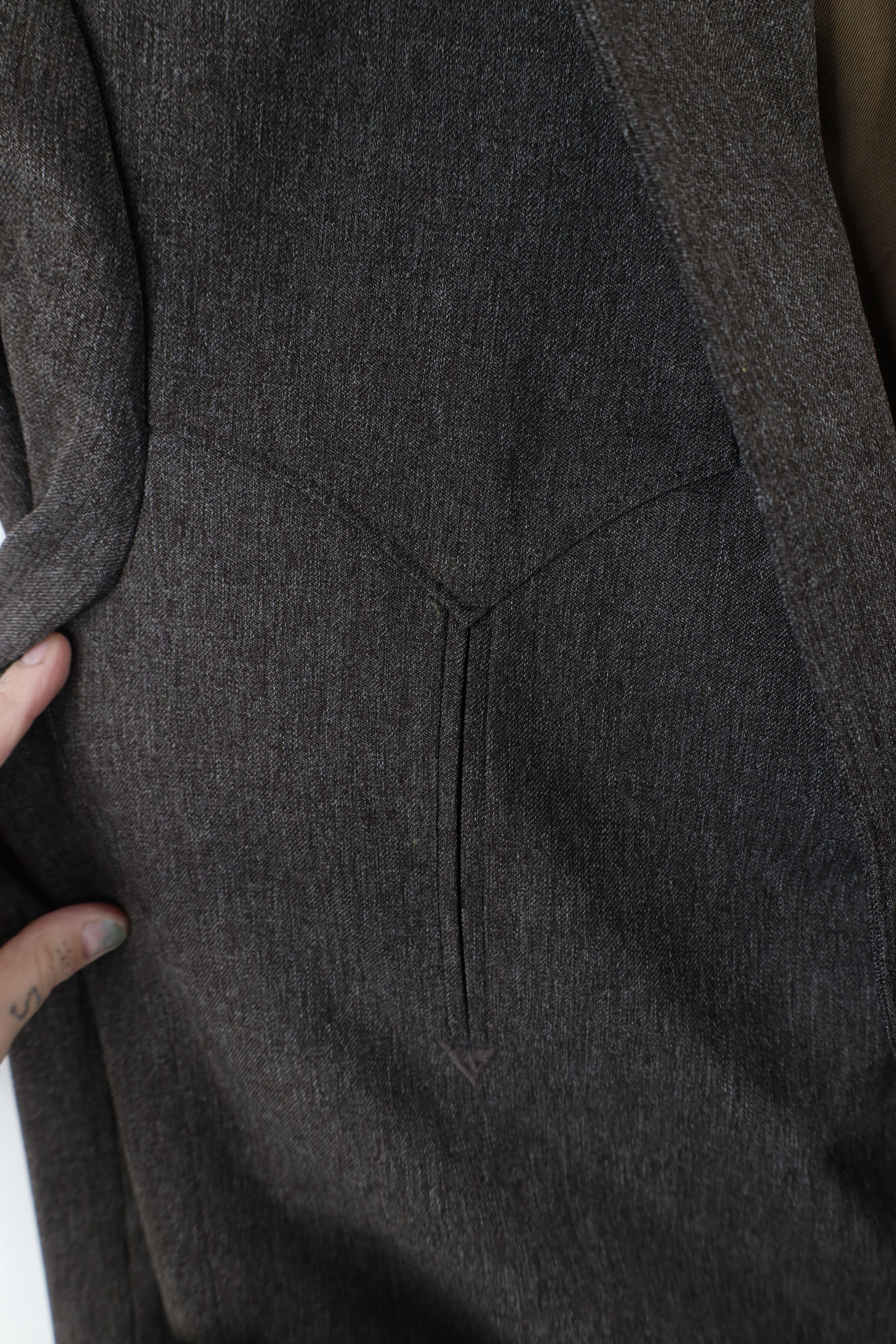 Vintage Vintage 90s Rockabilly Suit Coat Blazer Jacket Brown USA Size US XL / EU 56 / 4 - 8 Thumbnail