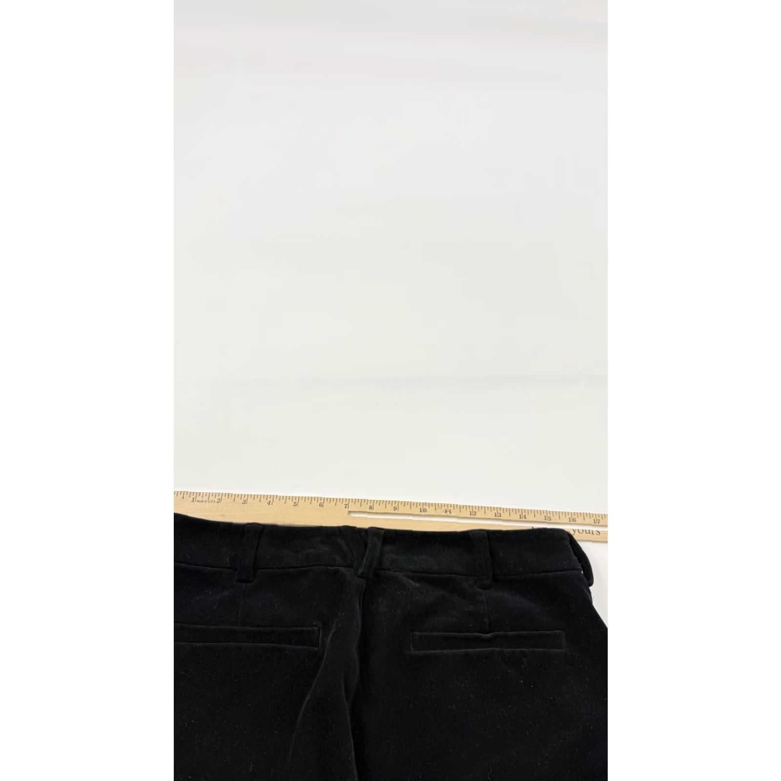 Duluth Trading Company Duluth Trading Pants Womens 12 Black Corduroy Stretch Straight Leg Casual Size 34" / US 12 / IT 48 - 7 Thumbnail