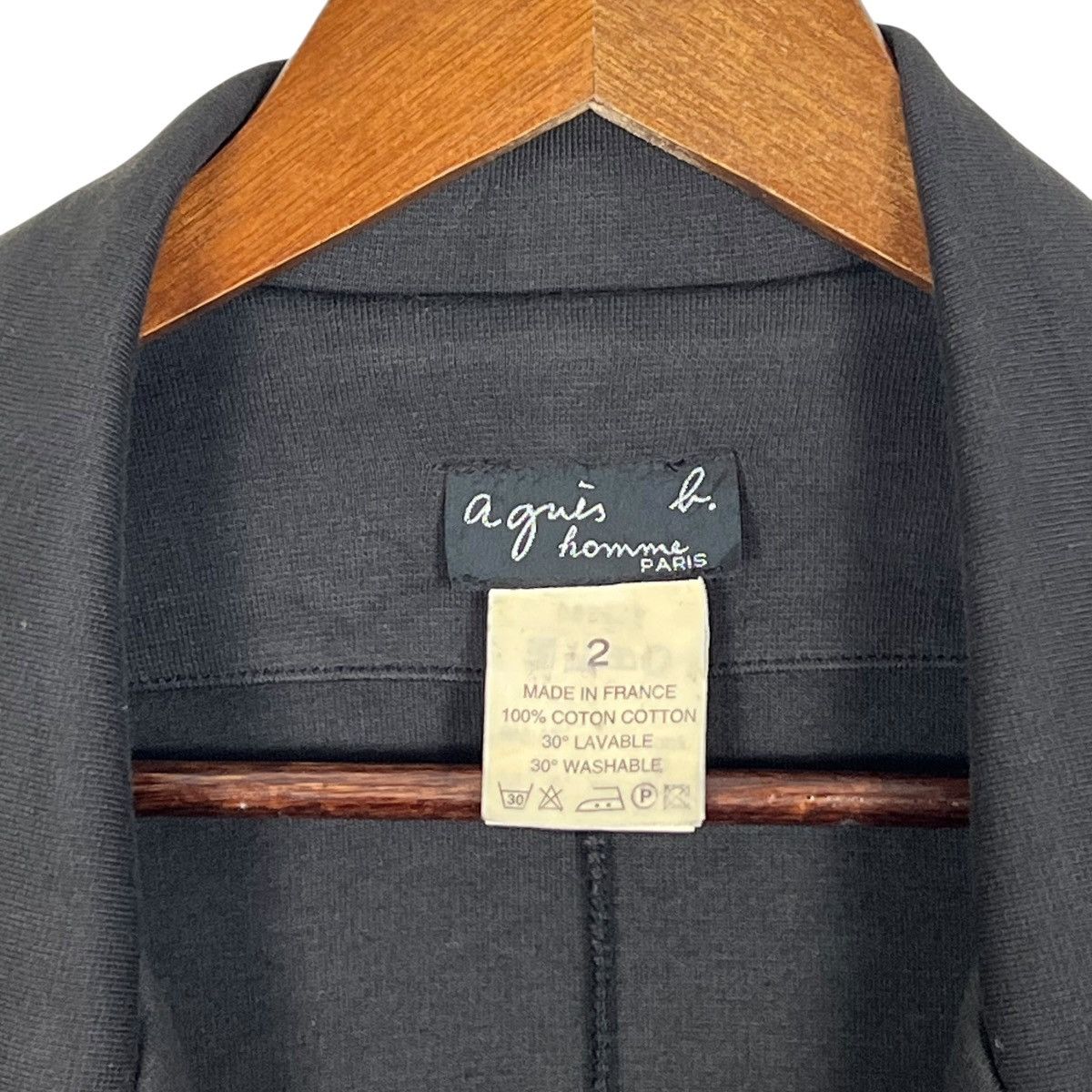 agnes b. Vintage Agnes b Homme Patch pocket Jacket in charcoal Size US M / EU 48-50 / 2 - 7 Thumbnail