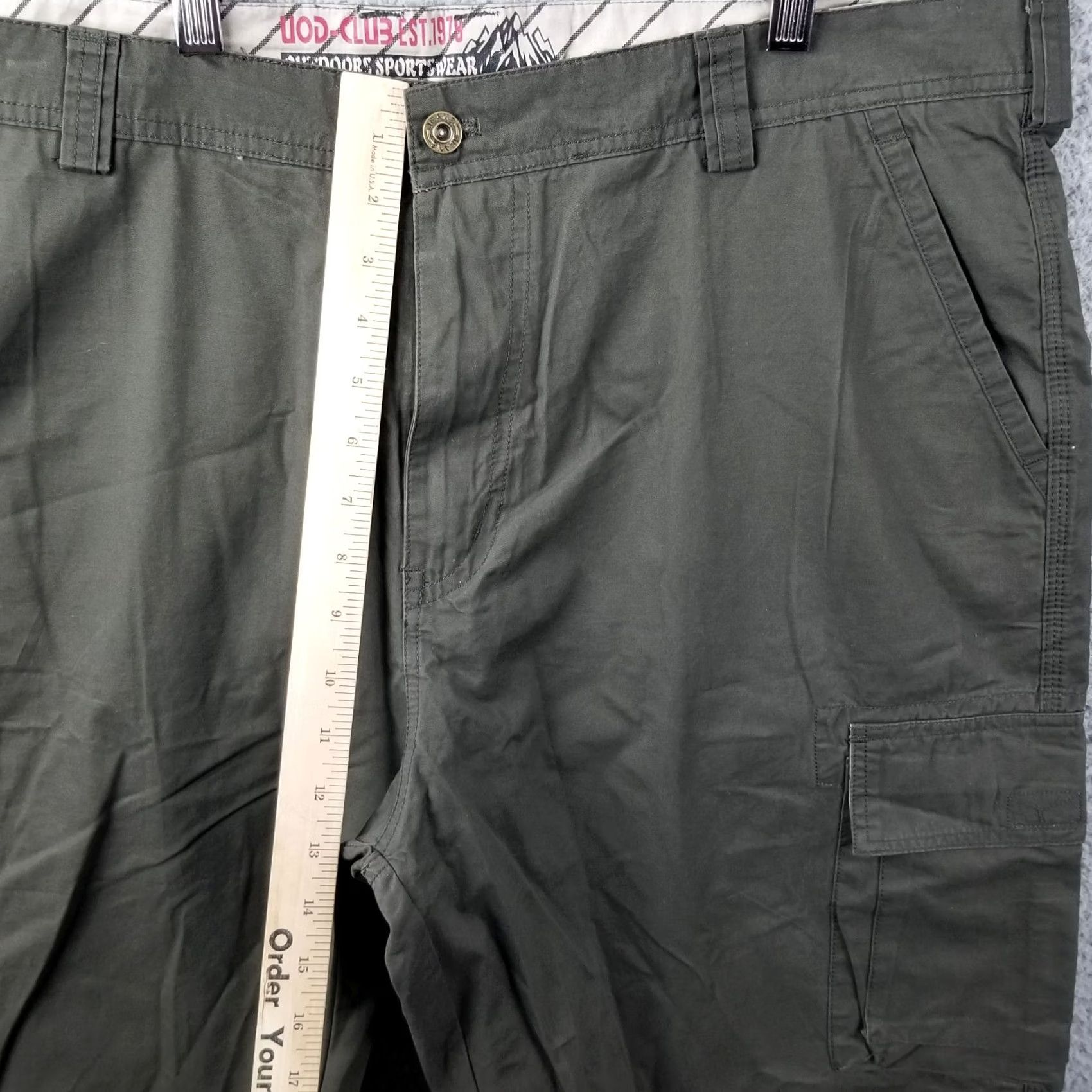 Vintage Polo Cargo Shorts Adult 42 Army Green Military Style Polo Shirt Size US XL / EU 56 / 4 - 4 Thumbnail