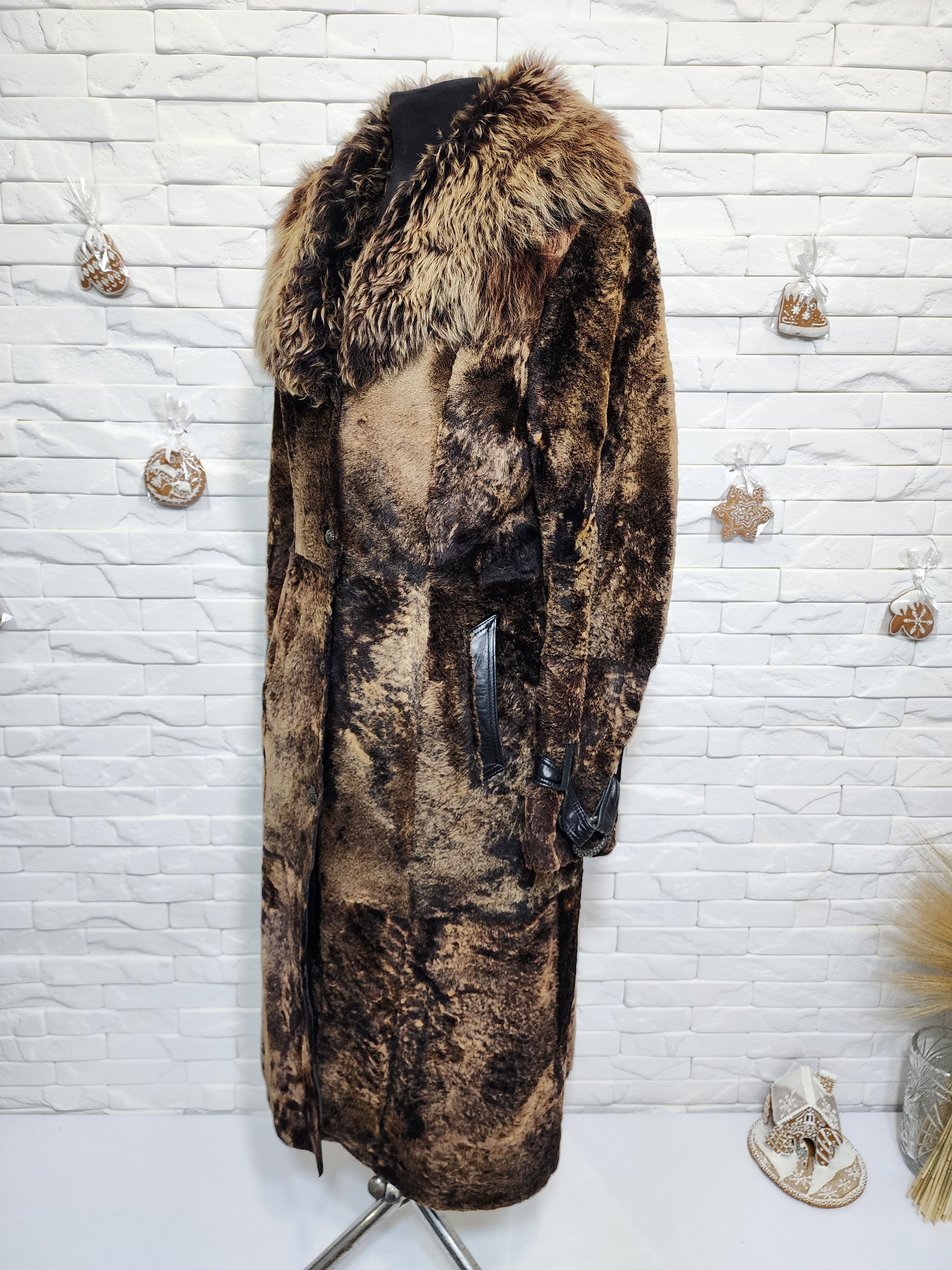 Furla Brown Fur Coat: Genuine Fur. Women's Sheepskin. Size M / US 6-8 / IT 42-44 - 2 Thumbnail