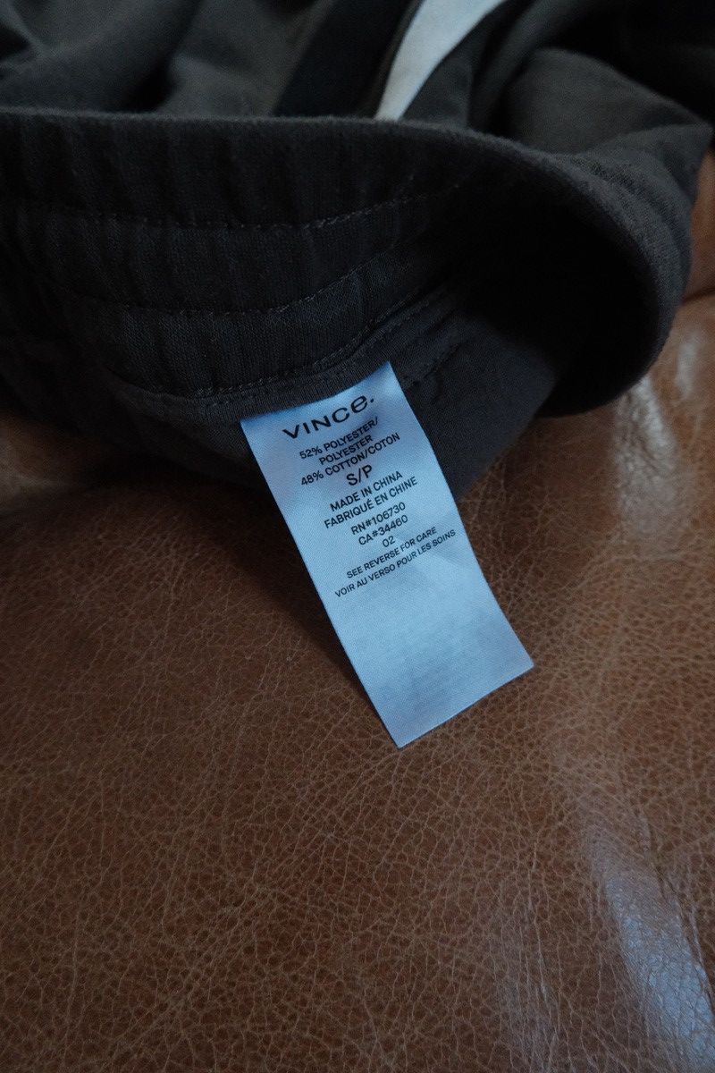 Vince Olive Green Pleated Drawstring Track Pants Size US 30 / EU 46 - 8 Thumbnail