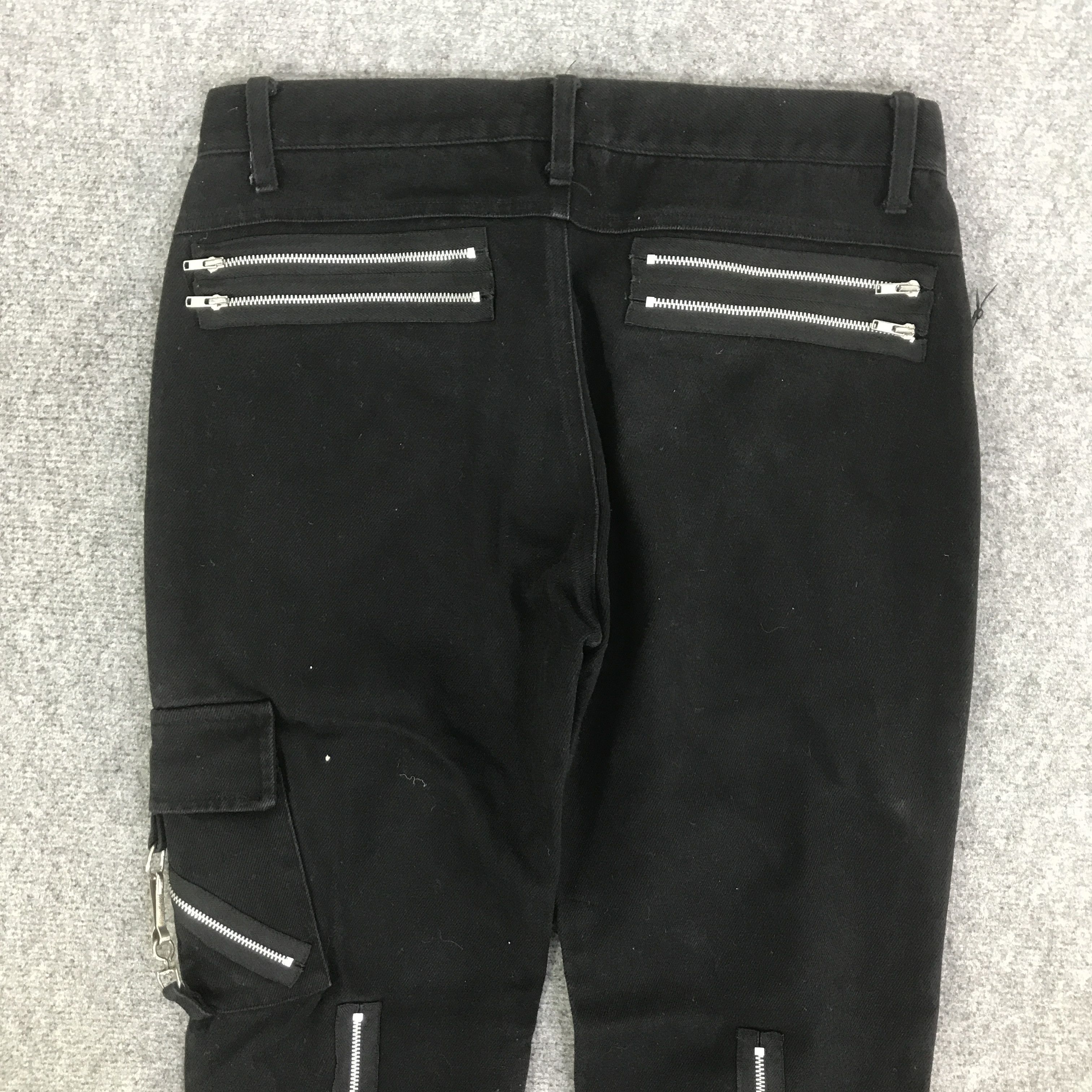 Japanese Brand 666 JAPAN BLACK PUNK IFSIXWASNINE STYLE PANT K130B15 Size US 32 / EU 48 - 5 Thumbnail