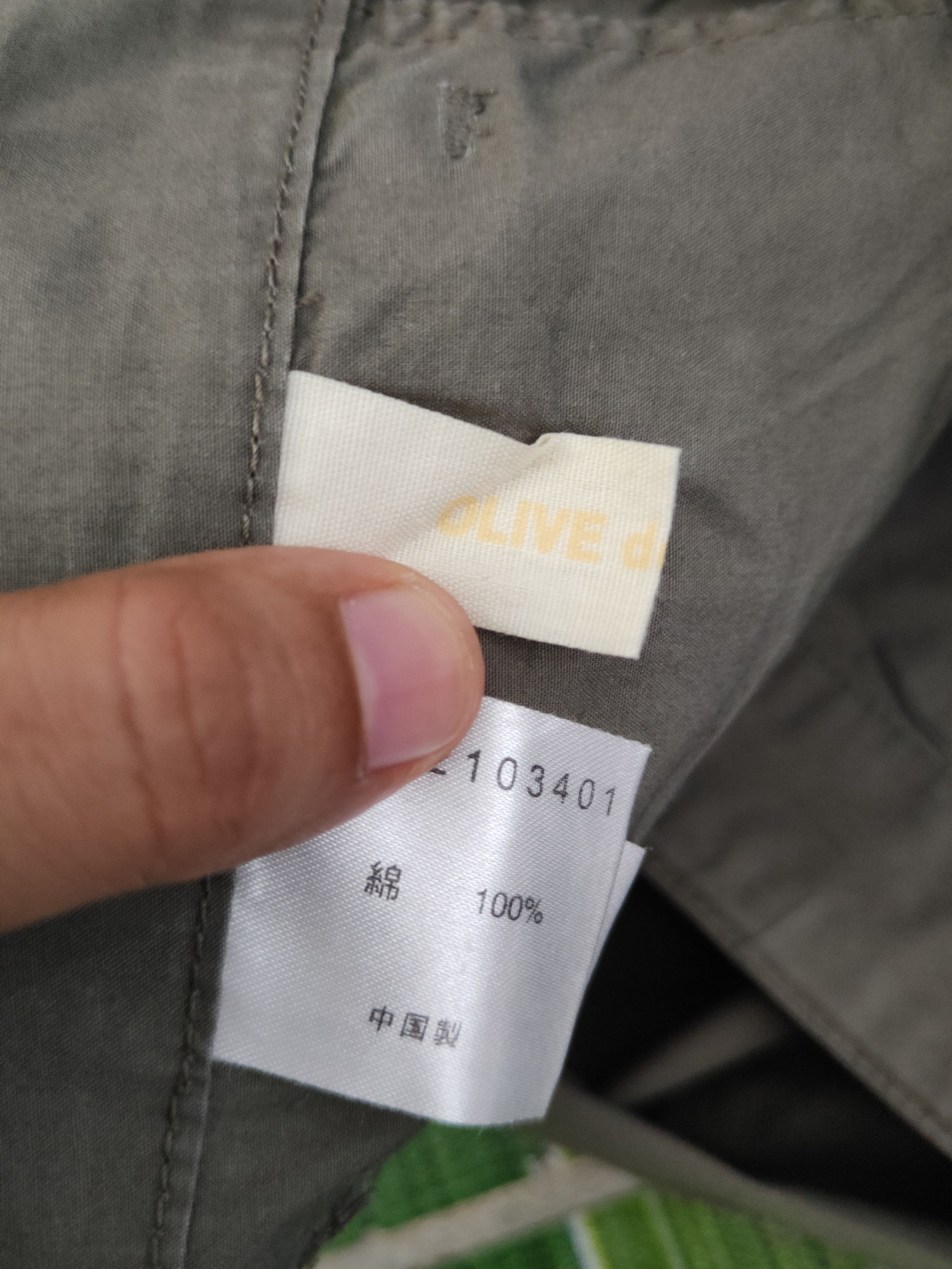 Japanese Brand DL Olive des Olive Olive Multipocket Cargo Pants #2362 Size 30" / US 8 / IT 44 - 14 Thumbnail