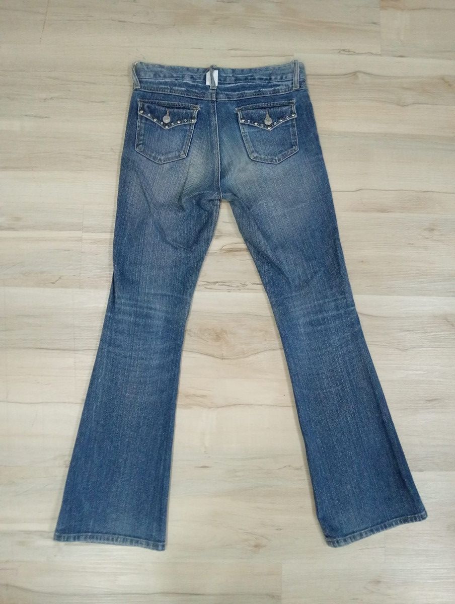 Japanese Brand Daily Tropics flared distressed jeans Size US 30 / EU 46 - 3 Thumbnail
