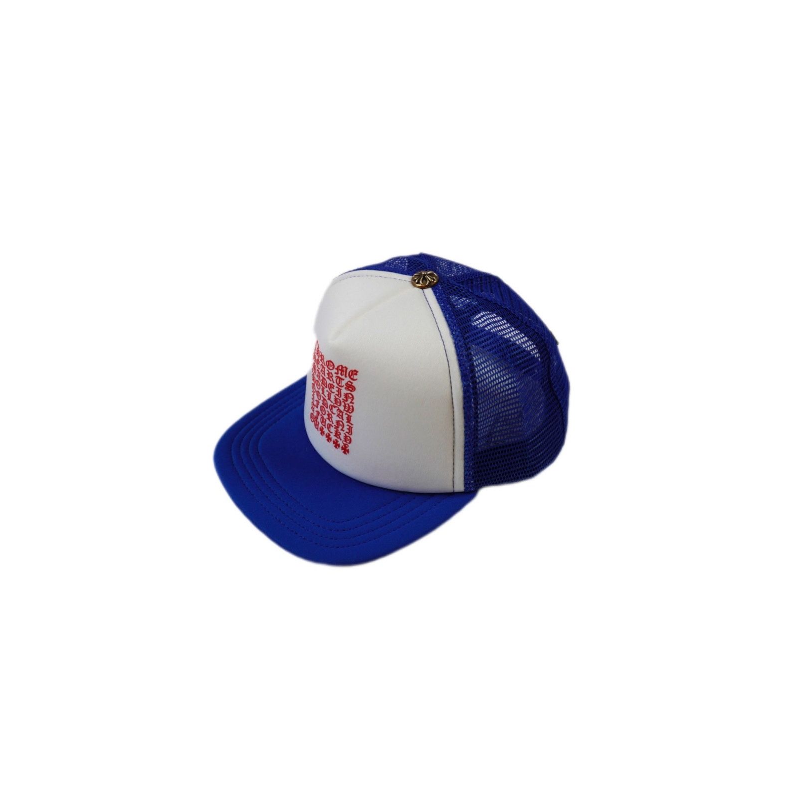 Chrome Hearts Blue Eyechart Trucker Hat Size ONE SIZE - 6 Thumbnail