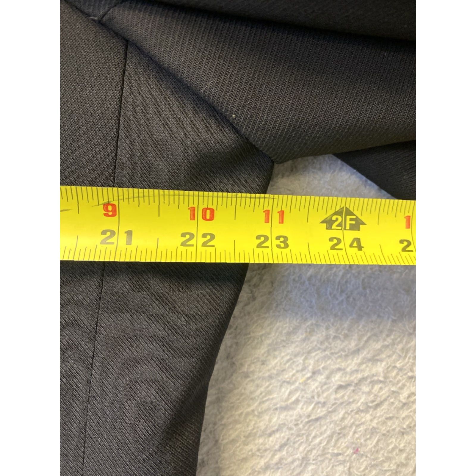 Hugo Boss VINTAGE HUGO BOSS Blazer Single-Breasted 3-Button Wool Black 46L Men’s Long Regular Suit Coat Mens Size 46L - 3 Thumbnail