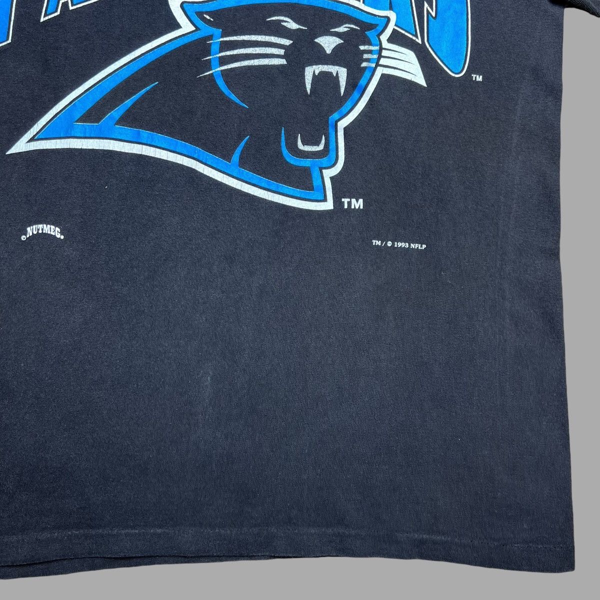 NFL × Nutmeg × Vintage 1993 NFL Carolina Panthers 3D Spell Out Graphic Nutmeg Tee Size US M / EU 48-50 / 2 - 5 Thumbnail