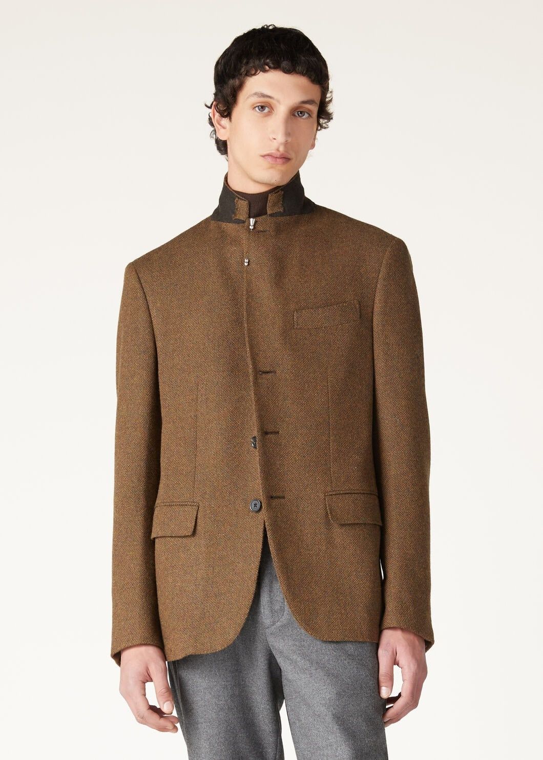 Loro Piana o1w1db10825 FAO6532 Torino Jacket in Brown Size US S / EU 44-46 / 1 - 4 Thumbnail