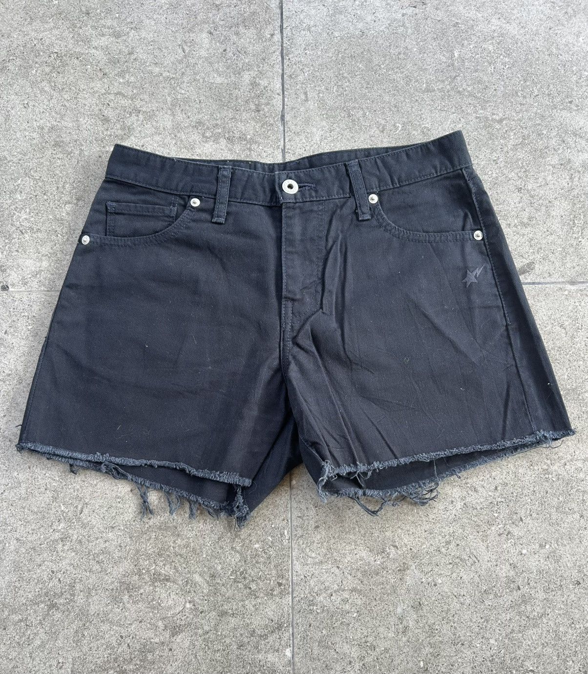 Bape A Bathing Ape Bape Denim Shortpants Size 30" / US 8 / IT 44 - 1 Thumbnail
