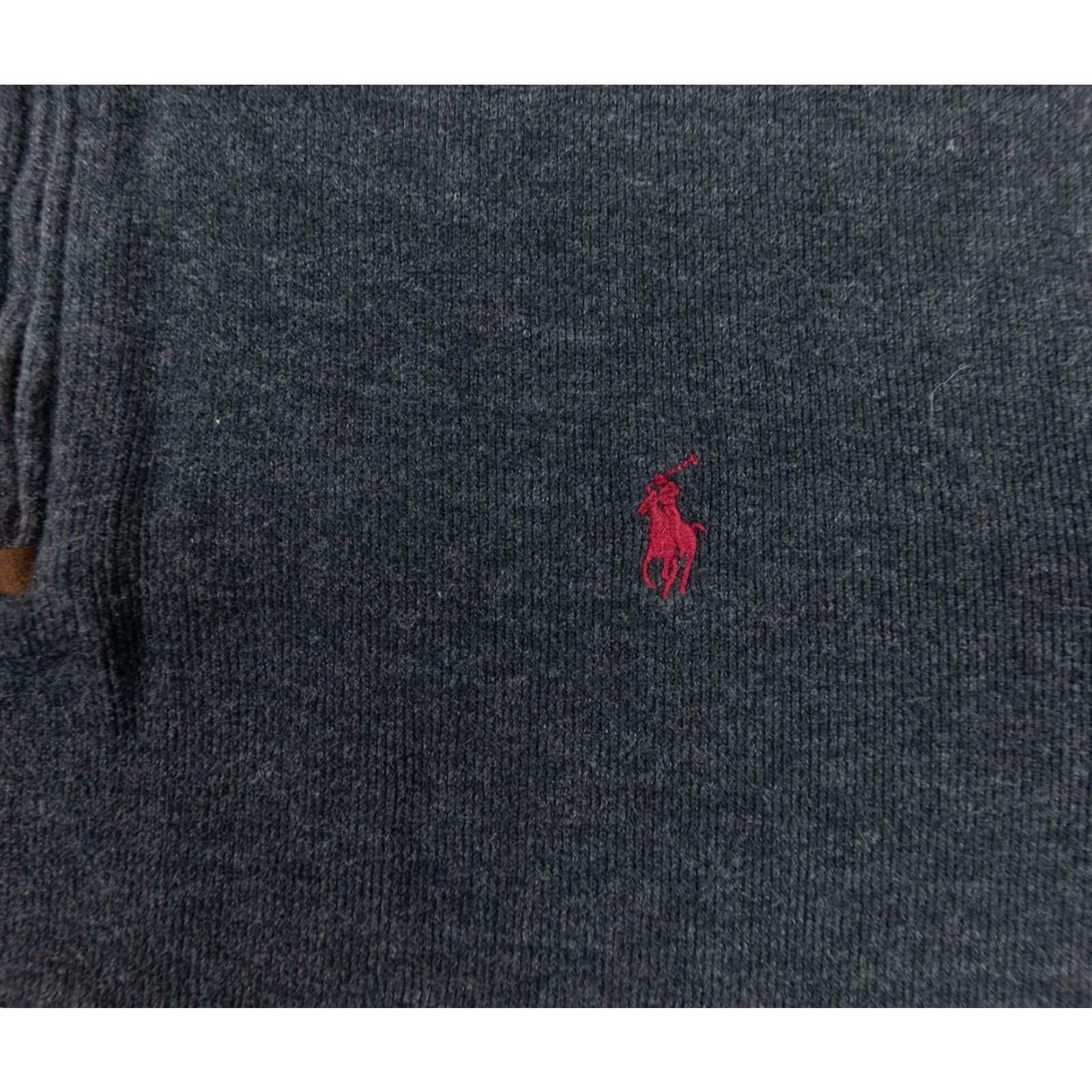 Polo Ralph Lauren VINTAGE Polo Ralph Lauren Sweater Mens 2XL Gray 1/4 Zip Pullover Preppy Size US XXL / EU 58 / 5 - 3 Thumbnail