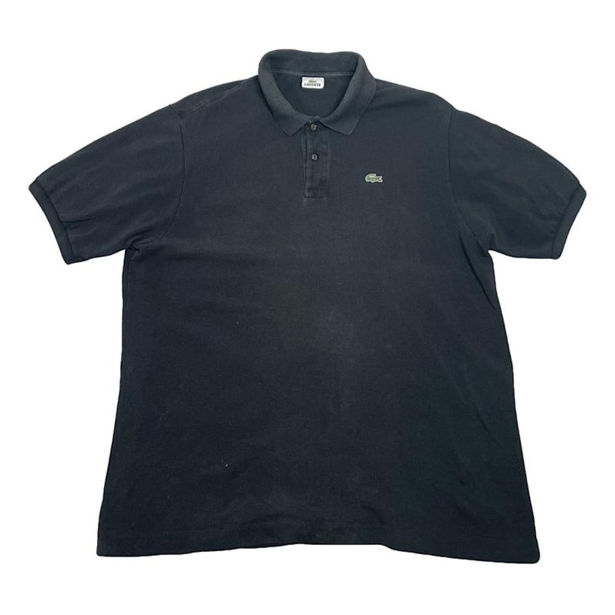 Lacoste Black Cotton Polo Shirt Size XXL / US 16-18 / IT 52-54 - 1 Thumbnail