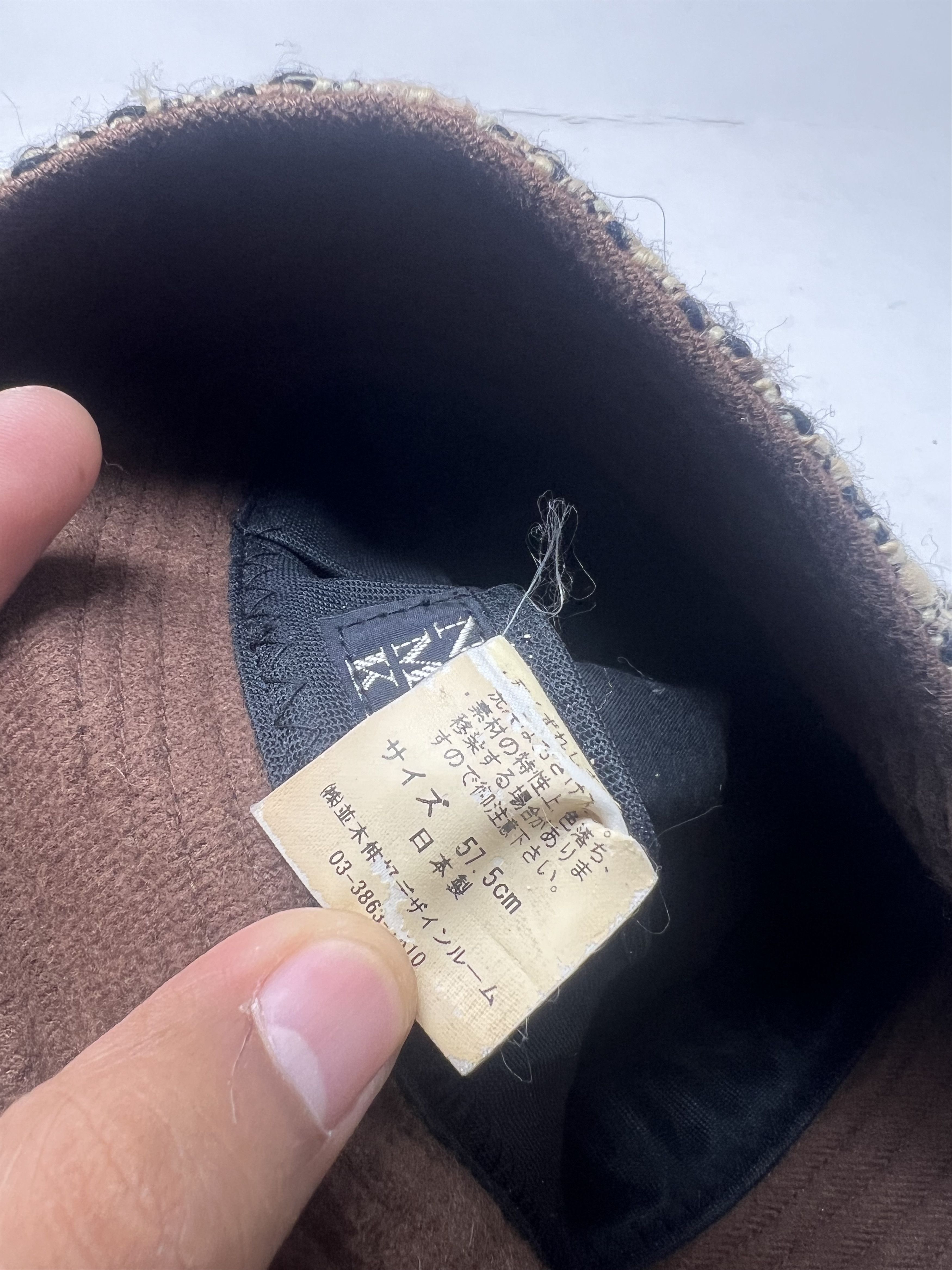 Japanese Brand Na Mi Ka Japan Houndstooth Tweed Bucket Hat Size ONE SIZE - 9 Thumbnail