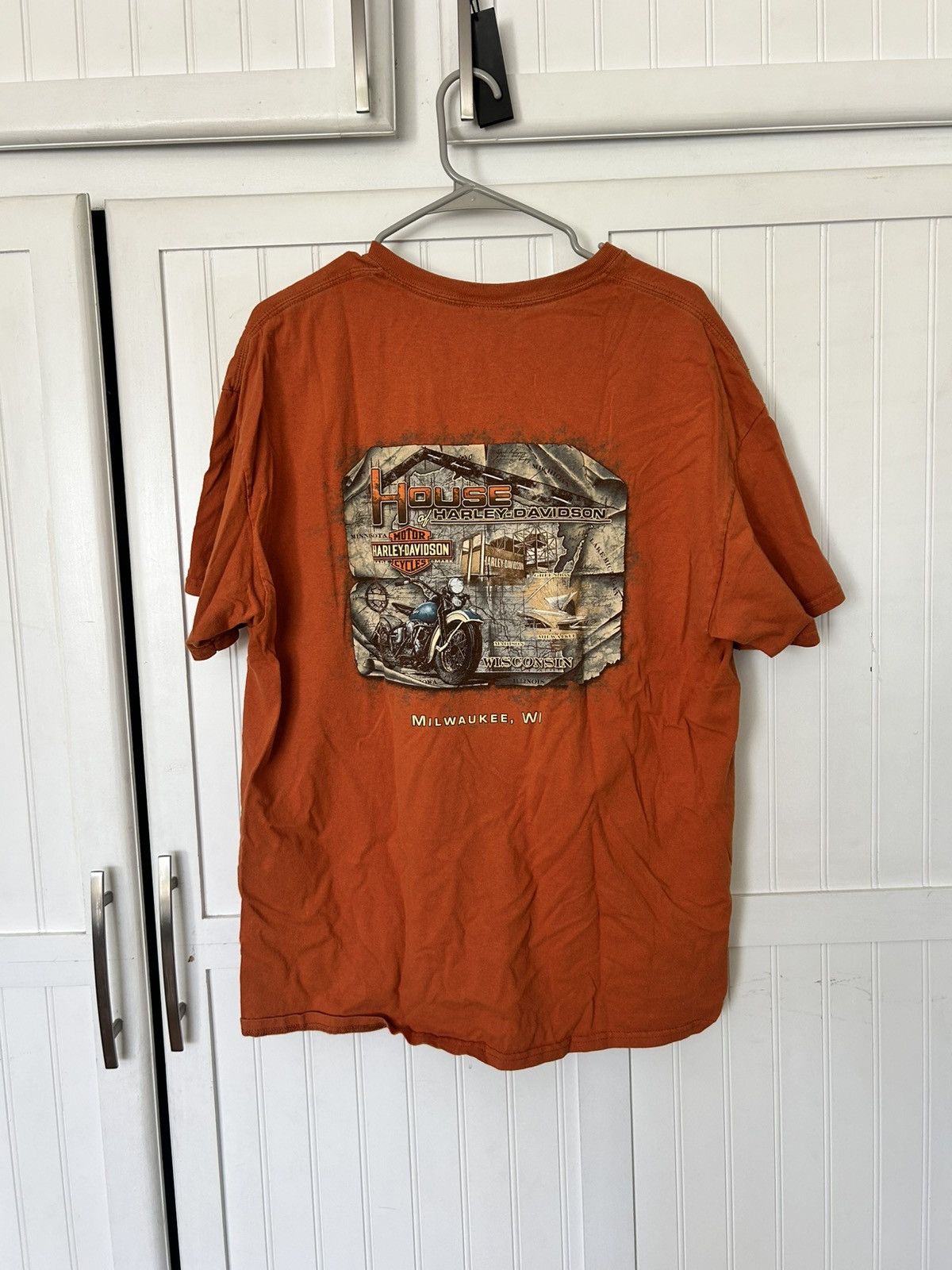 Harley Davidson Harley Davidson House of Harley Tee – Milwaukee WI Size US L / EU 52-54 / 3 - 3 Thumbnail