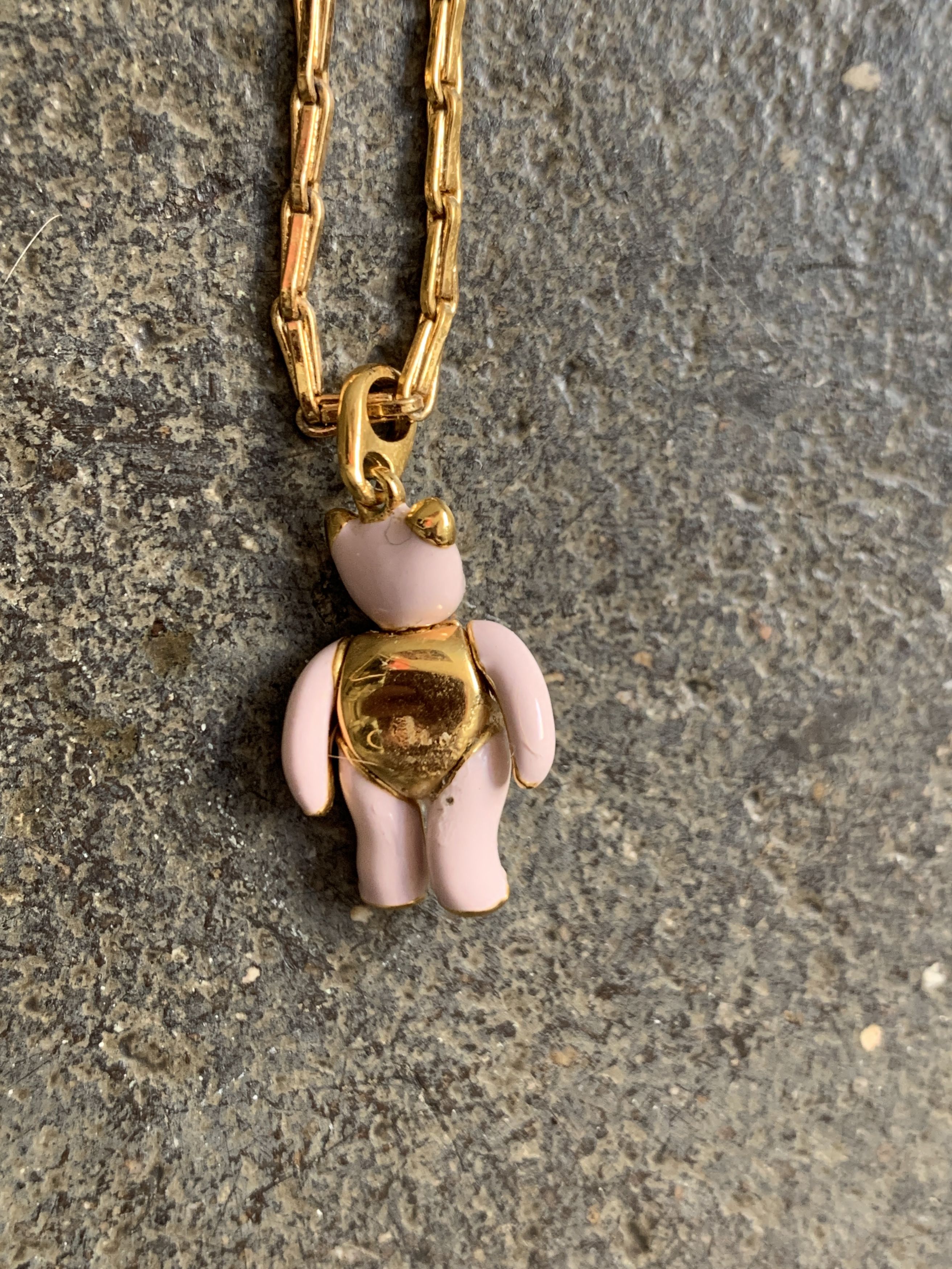Vivienne Westwood Vintage Pink teddy Bear Choiker Necklace w/ Swarovski Size ONE SIZE - 3 Thumbnail