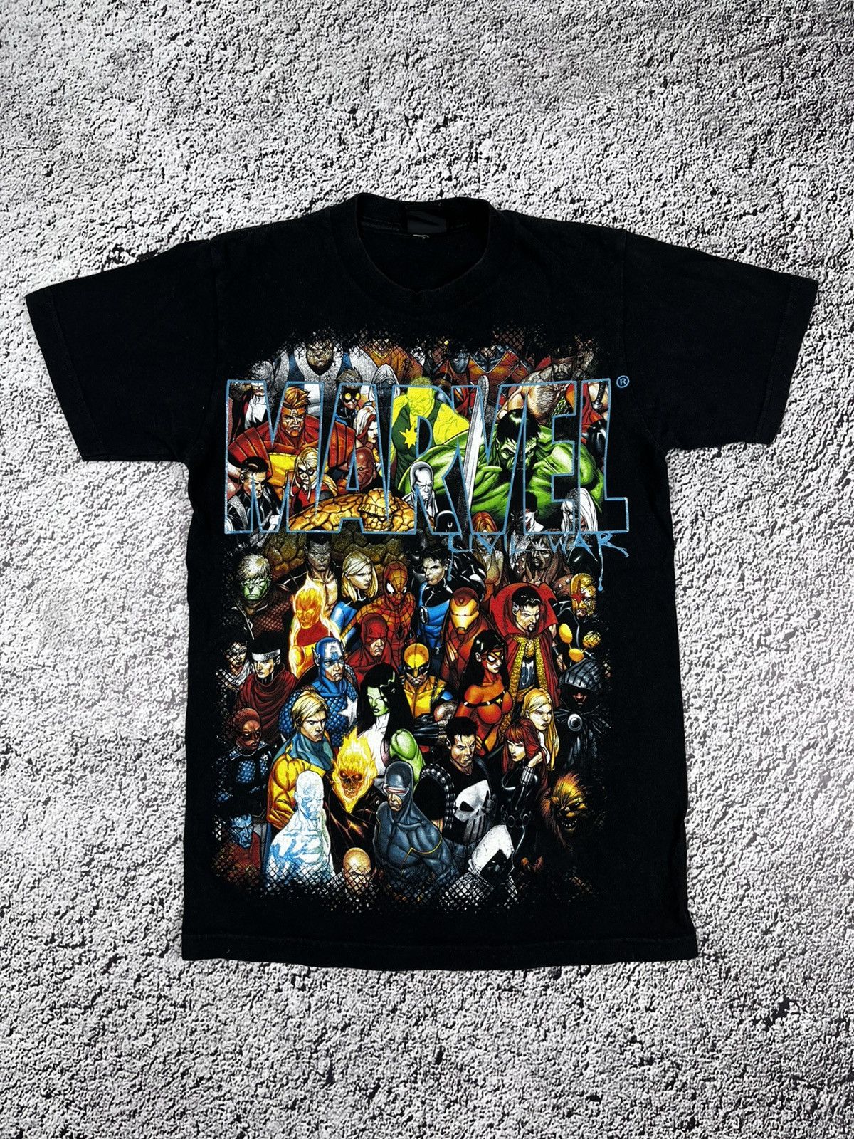 Band Tees Vintage Y2K Marvel Comics big logo tee streetwear size S Size US S / EU 44-46 / 1 - 1 Thumbnail