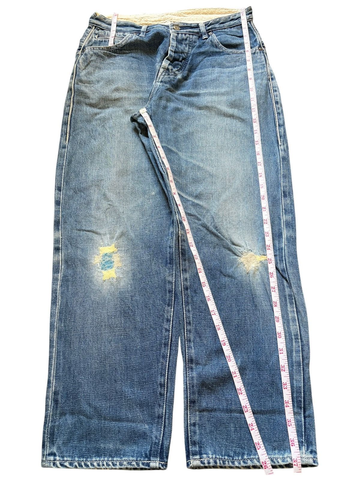 mina perhonen Vintage Mina Perhonen Selvedge Distressed Jeans Size 30" / US 8 / IT 44 - 7 Thumbnail