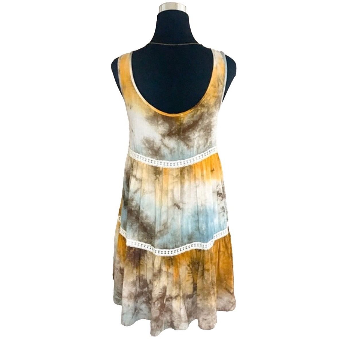 Other NWT Tie Dye Mini Slip Dress | Coastal Cowgirl Boho Cottageco Size S / US 4 / IT 40 - 10 Thumbnail