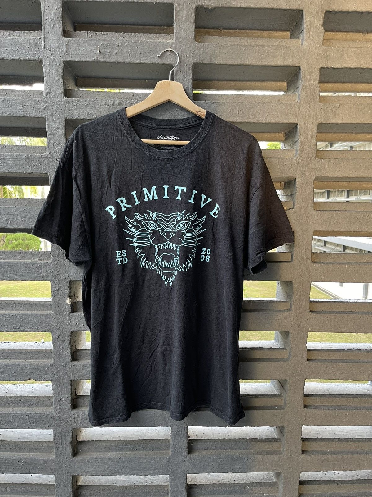 Primitive × Vintage Primitive black t-shirt 📸 Size US XL / EU 56 / 4 - 1 Thumbnail