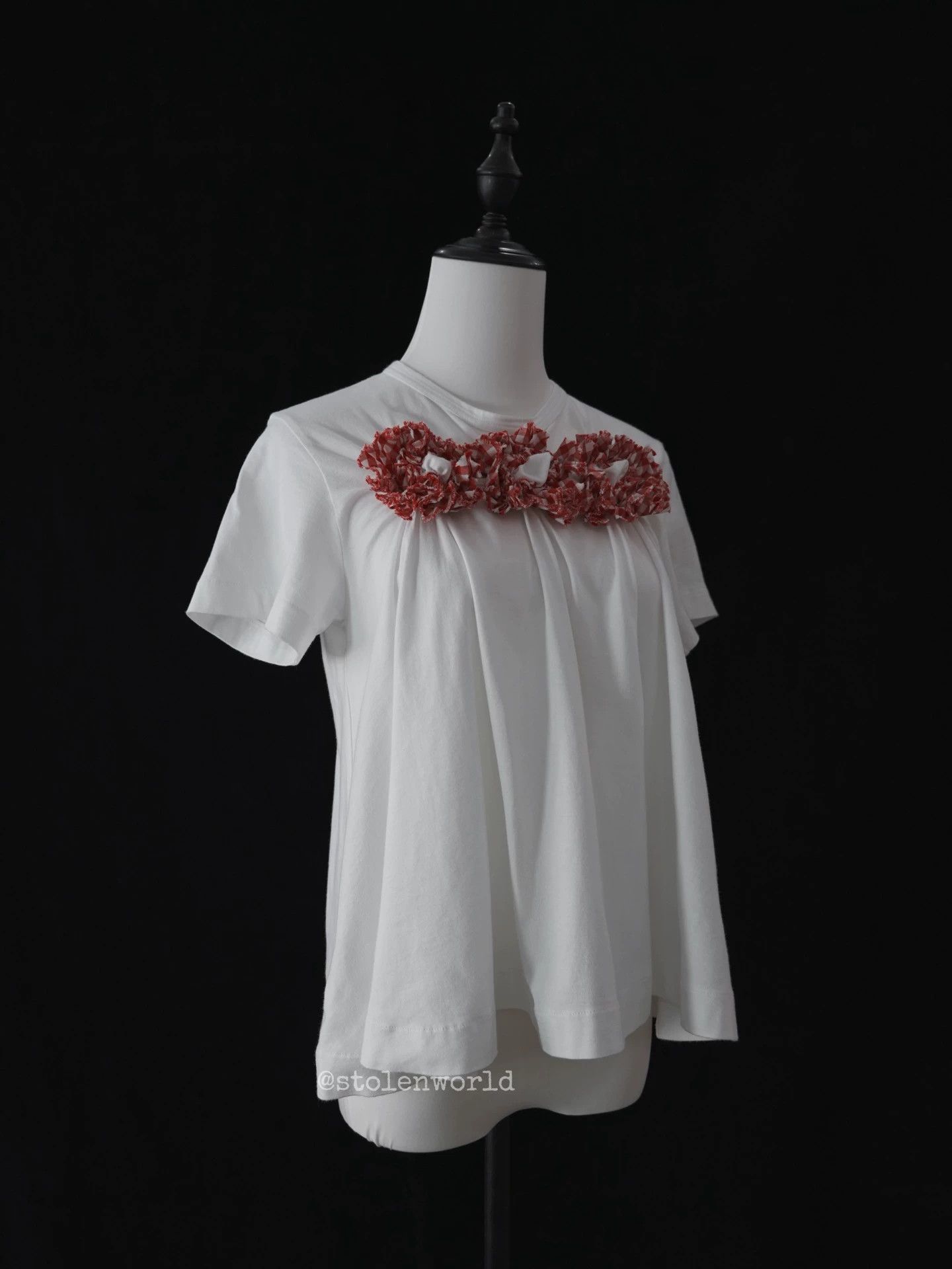 Comme des Garcons comme des garcons check gathered tricot top size S Size S / US 4 / IT 40 - 6 Thumbnail