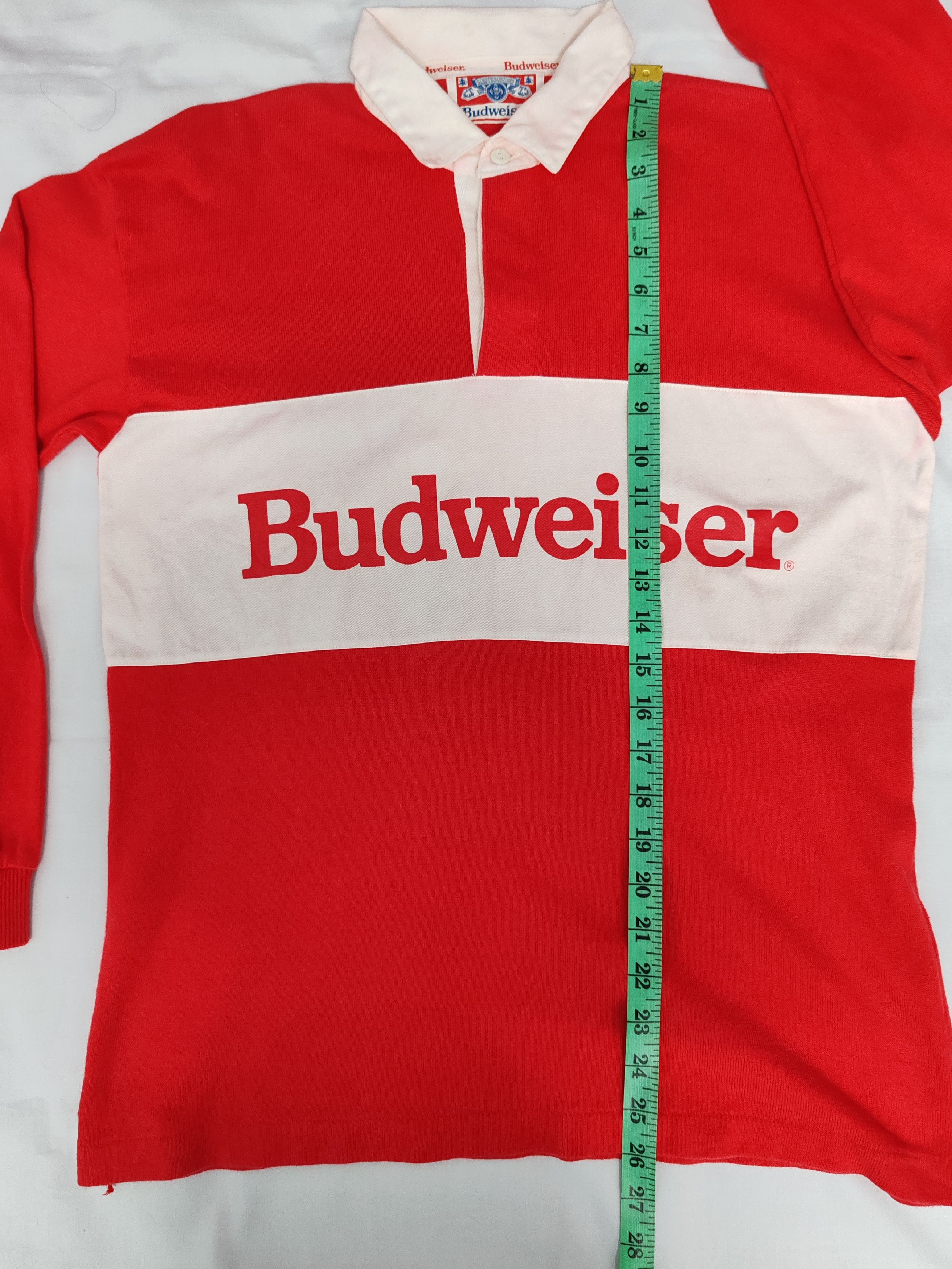 Budweiser Vintage Budweiser Rugby Polo Long Sleeve Canterbury Rare Size US M / EU 48-50 / 2 - 7 Thumbnail