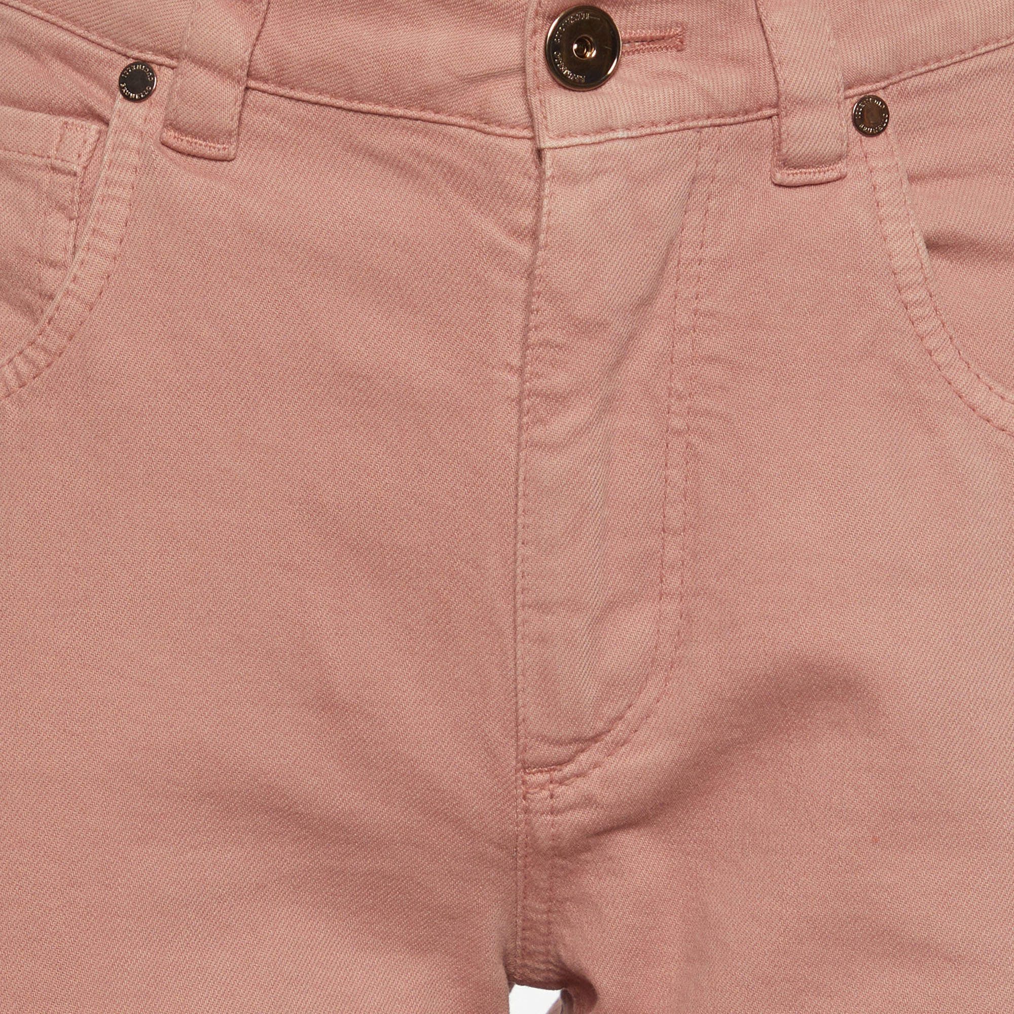 Brunello Cucinelli o1y0725 Denim Pant in Antique Rose Size 27" / US 4 / IT 40 - 4 Thumbnail