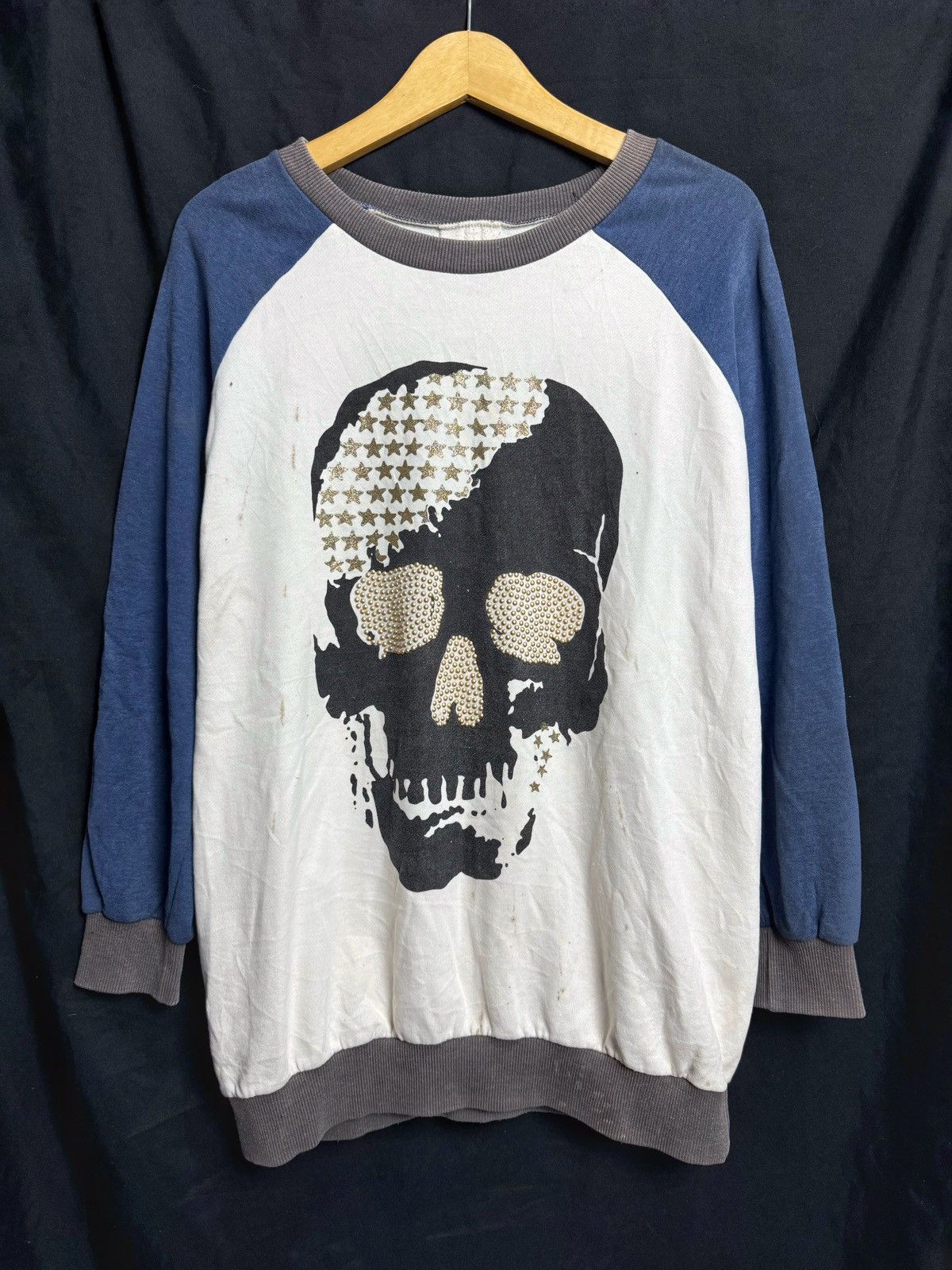 Japanese Brand Skull Sweatshirt Size US L / EU 52-54 / 3 - 1 Thumbnail
