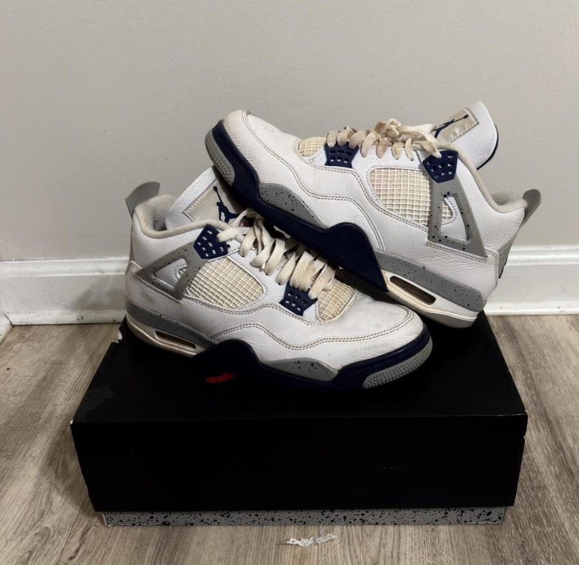 Jordan Brand jordan 4 midnight navy | size 9.5 Size US 9.5 / EU 42-43 - 1 Thumbnail