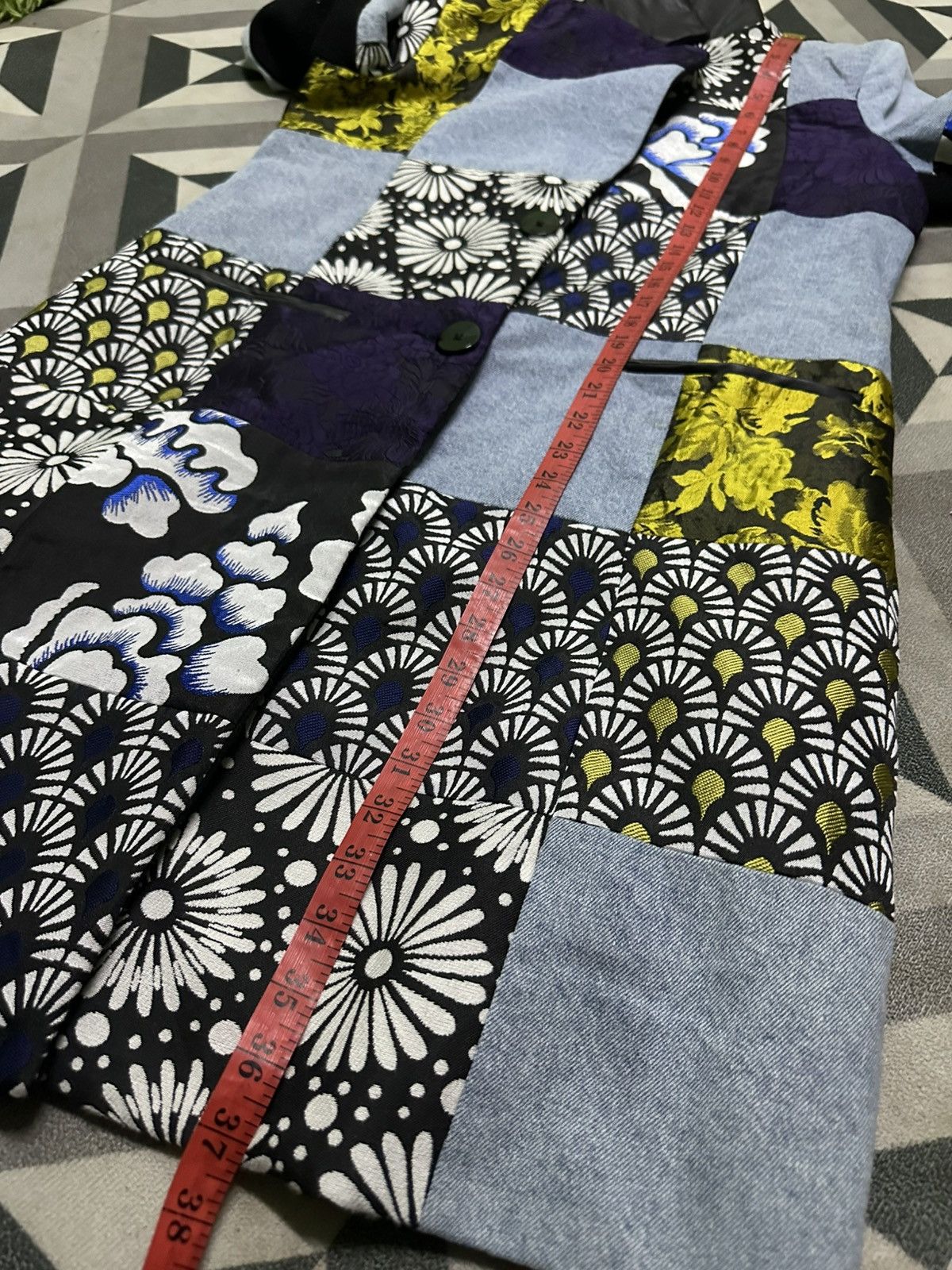Japanese Brand Desigual patchwork long jacket Size M / US 6-8 / IT 42-44 - 11 Thumbnail