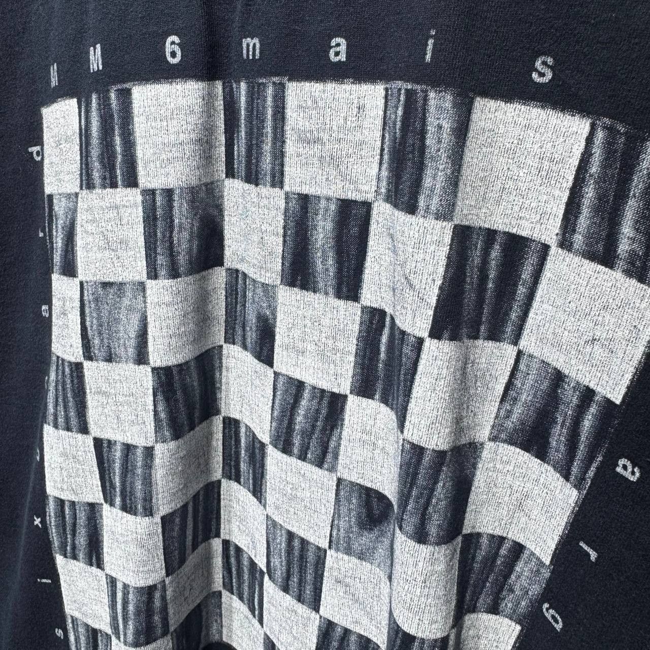 Maison Margiela Maison Margiela MM6 Checkered Print cropped tee Size L / US 10 / IT 46 - 3 Thumbnail