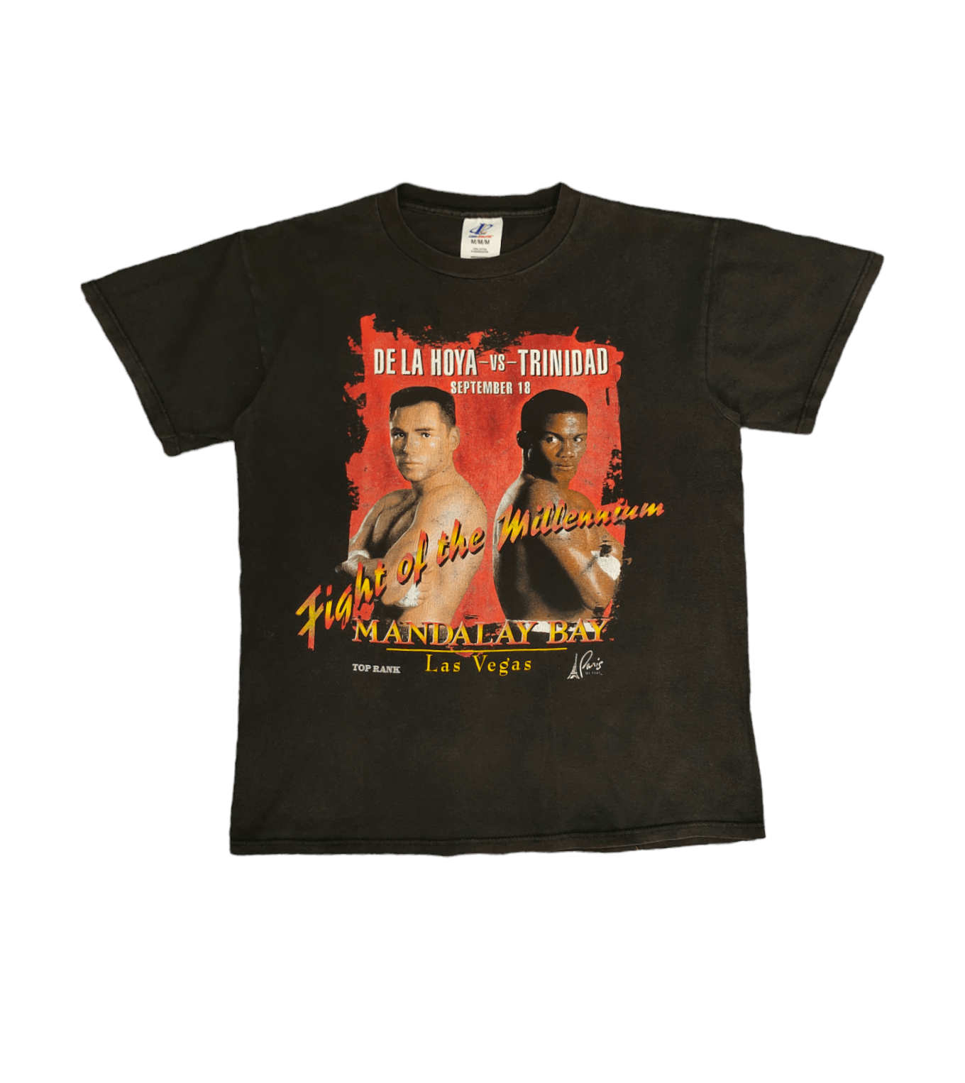 Rap Tees 1999 De La Hoya Vs Trinidad welterweight championships Size US M / EU 48-50 / 2 - 2 Thumbnail