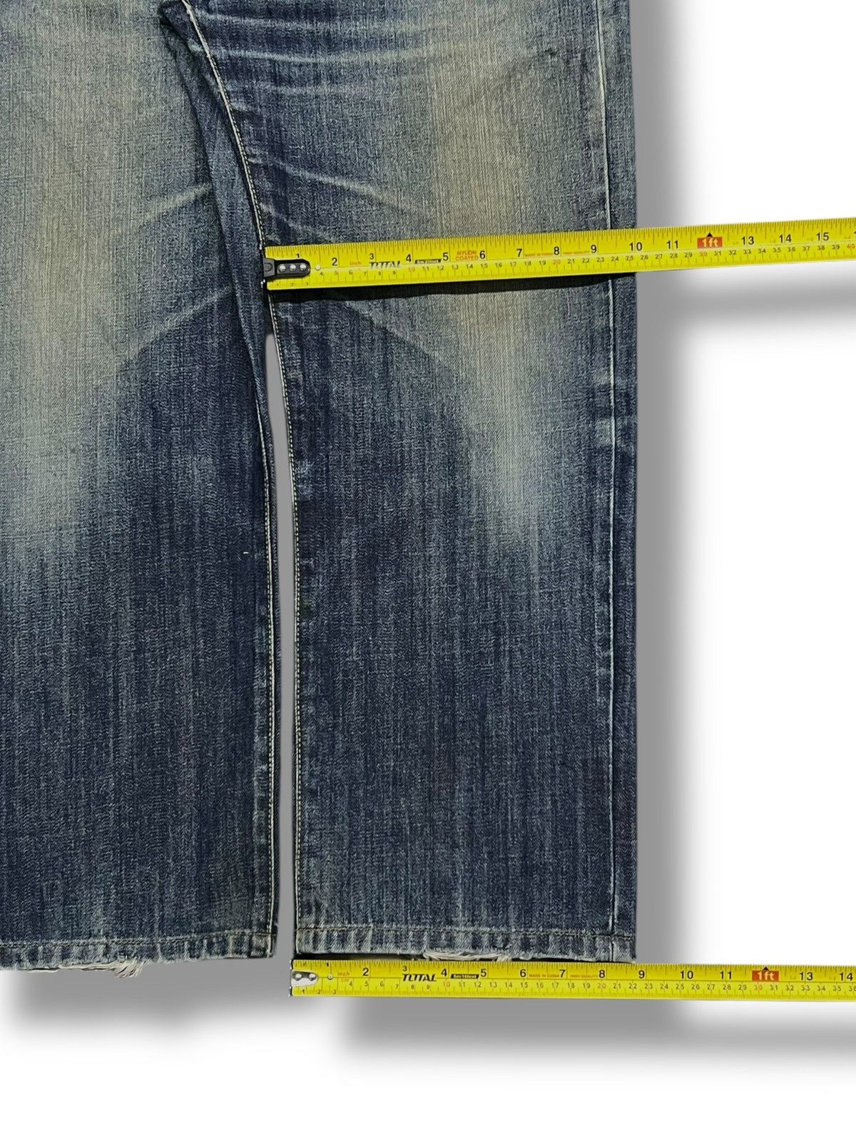 Uniqlo Vintage Uniqlo Japan | Faded Mud Wash | Relaxed Straight W33 Size US 33 - 13 Thumbnail