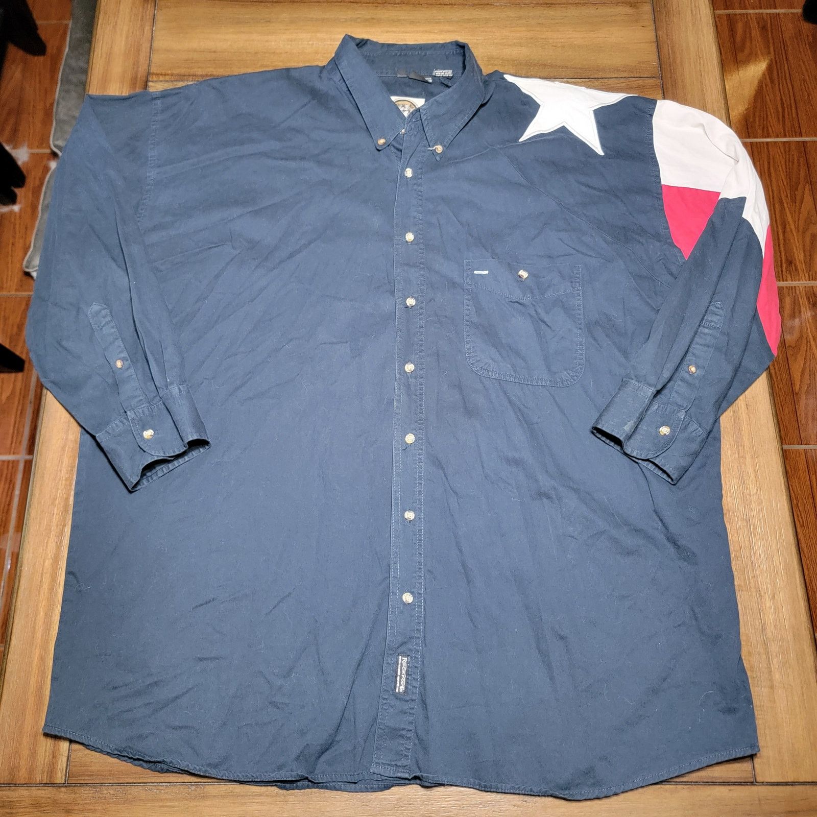 Other Texas Authentic Dry Goods LS Texas Flag Shirt - Size 2X Size US XXL / EU 58 / 5 - 1 Thumbnail