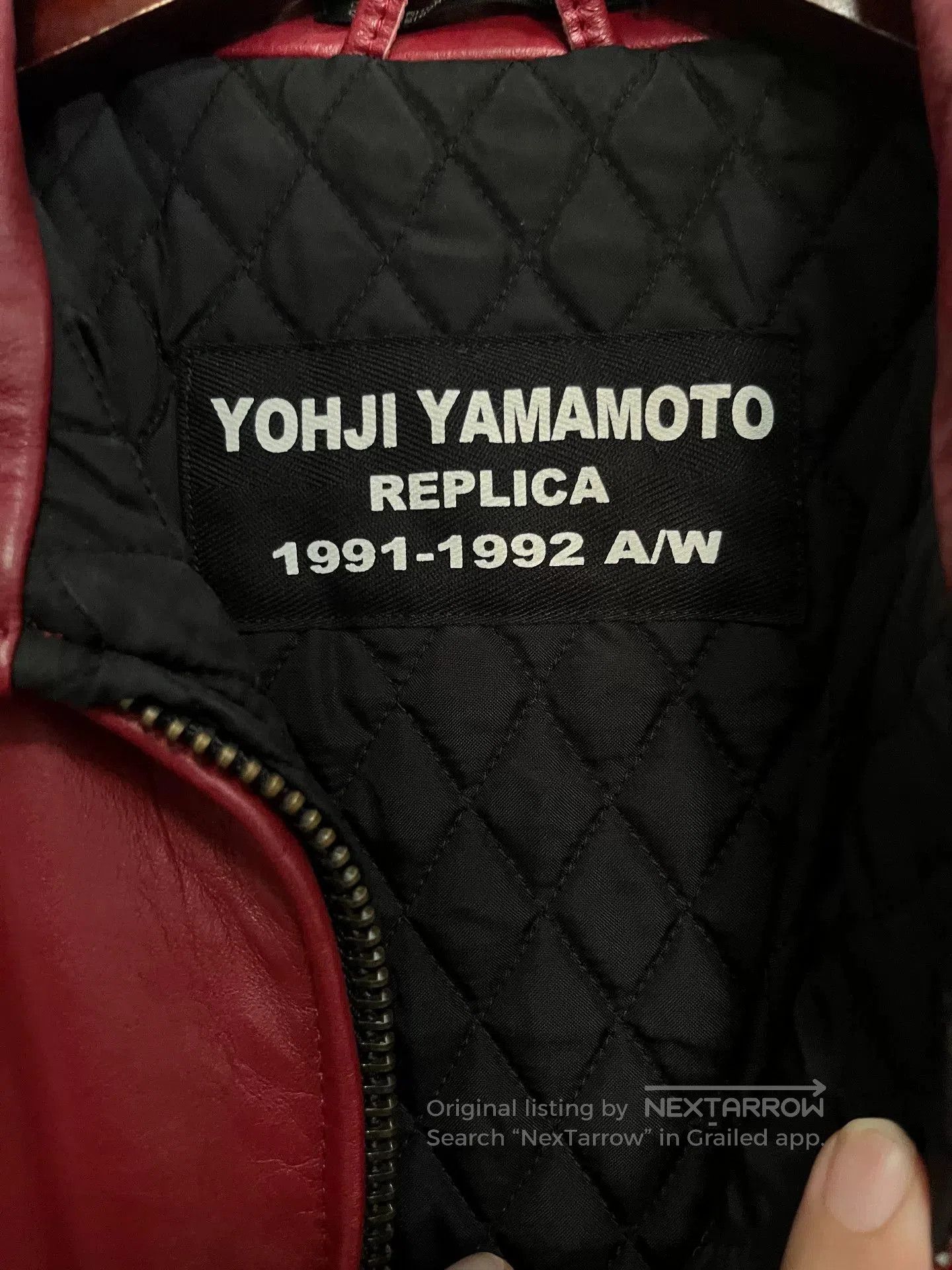 Yohji Yamamoto Yohji Yamamoto Replica Leather Jacket. Size US M / EU 48-50 / 2 - 6 Thumbnail