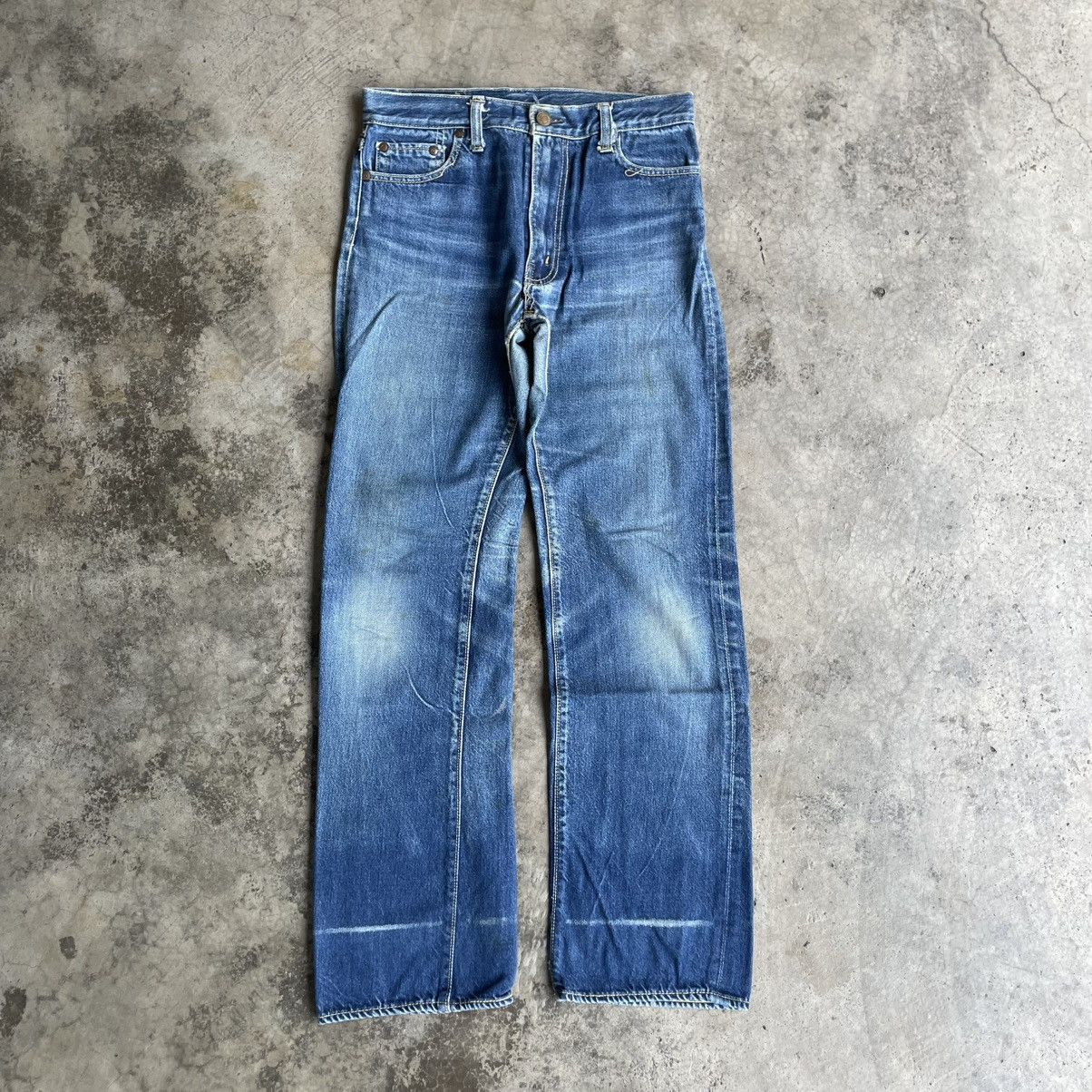 Edwin Vintage 90s Edwin Stoned Washed Distress Denim Jeans Size US 29 - 1 Thumbnail