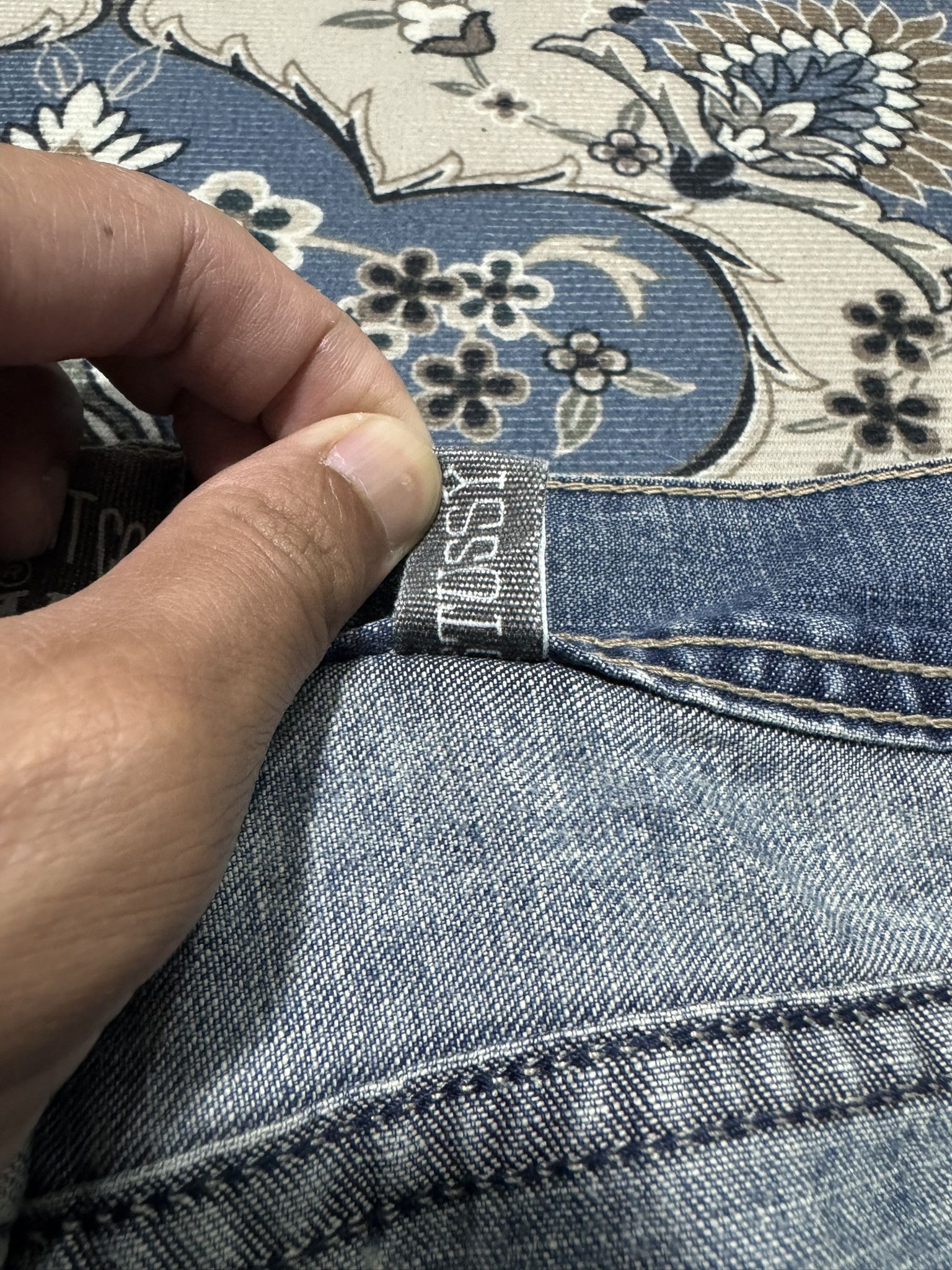 Menace × Stussy Vintage 90's Stussy Workwear Denim Baggy Style Hip Hop Size US 30 / EU 46 - 8 Thumbnail