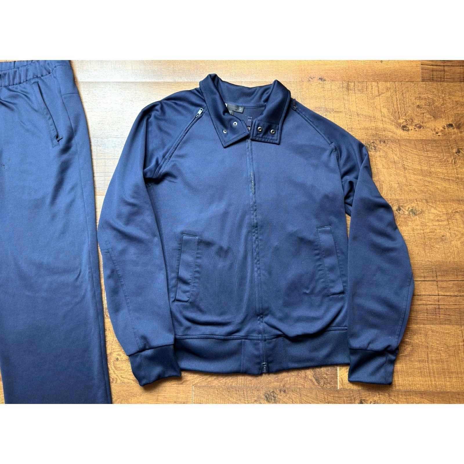 Adidas Y2K Adidas Y-3 Yohji Yamamoto Tech Track Suit Jacket Pants Blue Mens 2XL Full Zip Size 48R - 3 Thumbnail
