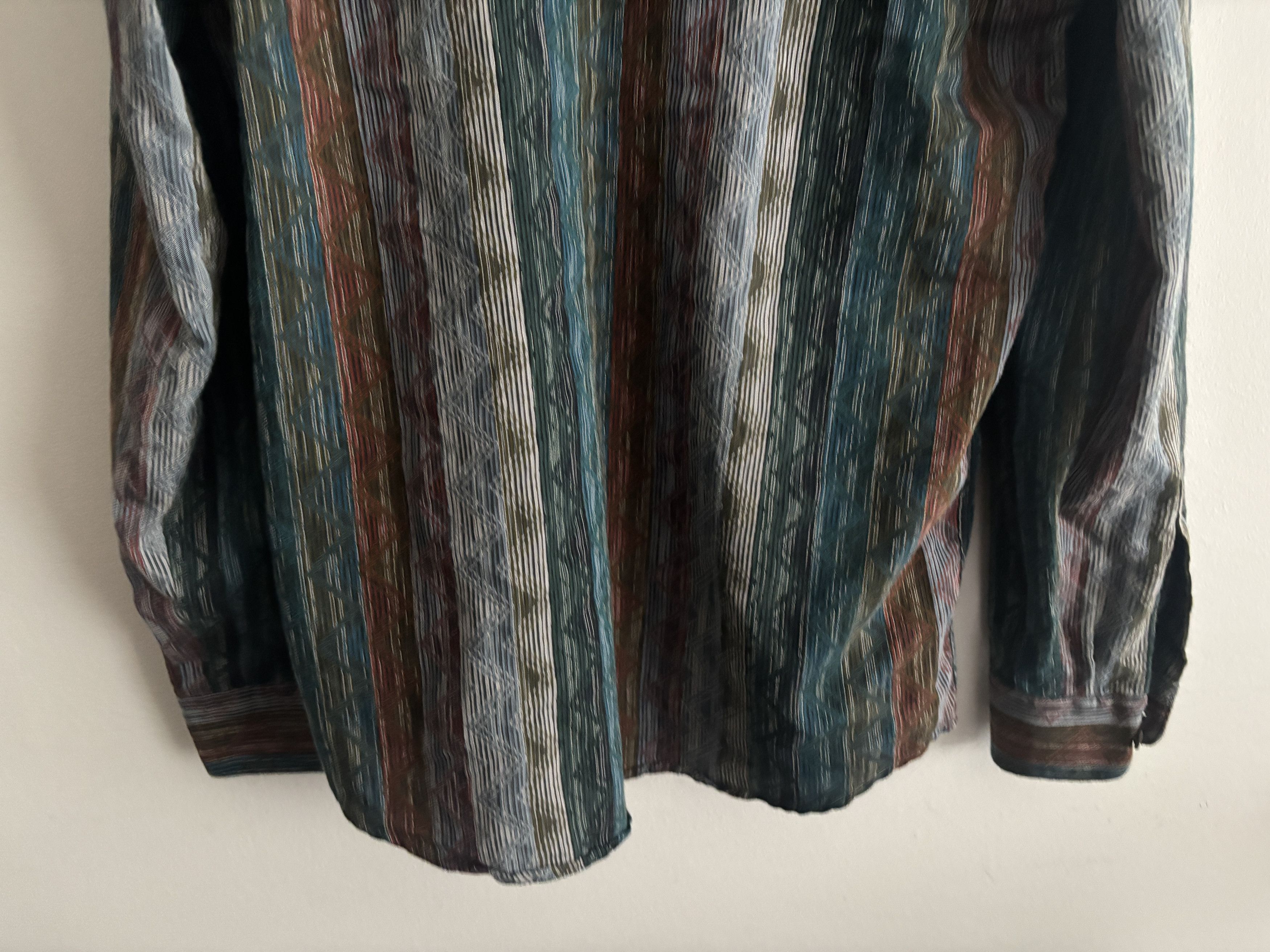 Missoni $900 Multicolour Zig Zag Button-up Shirt - 38/ Medium Size US M / EU 48-50 / 2 - 8 Thumbnail