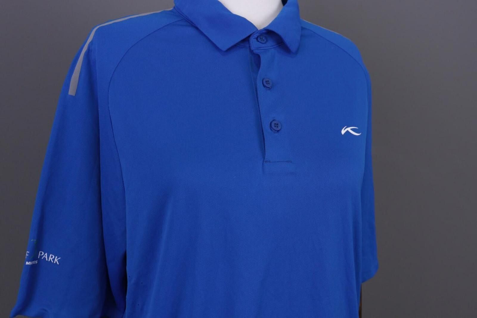 KJUS Kjus Men Largo Polo SS Blue Summer Polo Shirt Size L / 52 Size US L / EU 52-54 / 3 - 9 Thumbnail