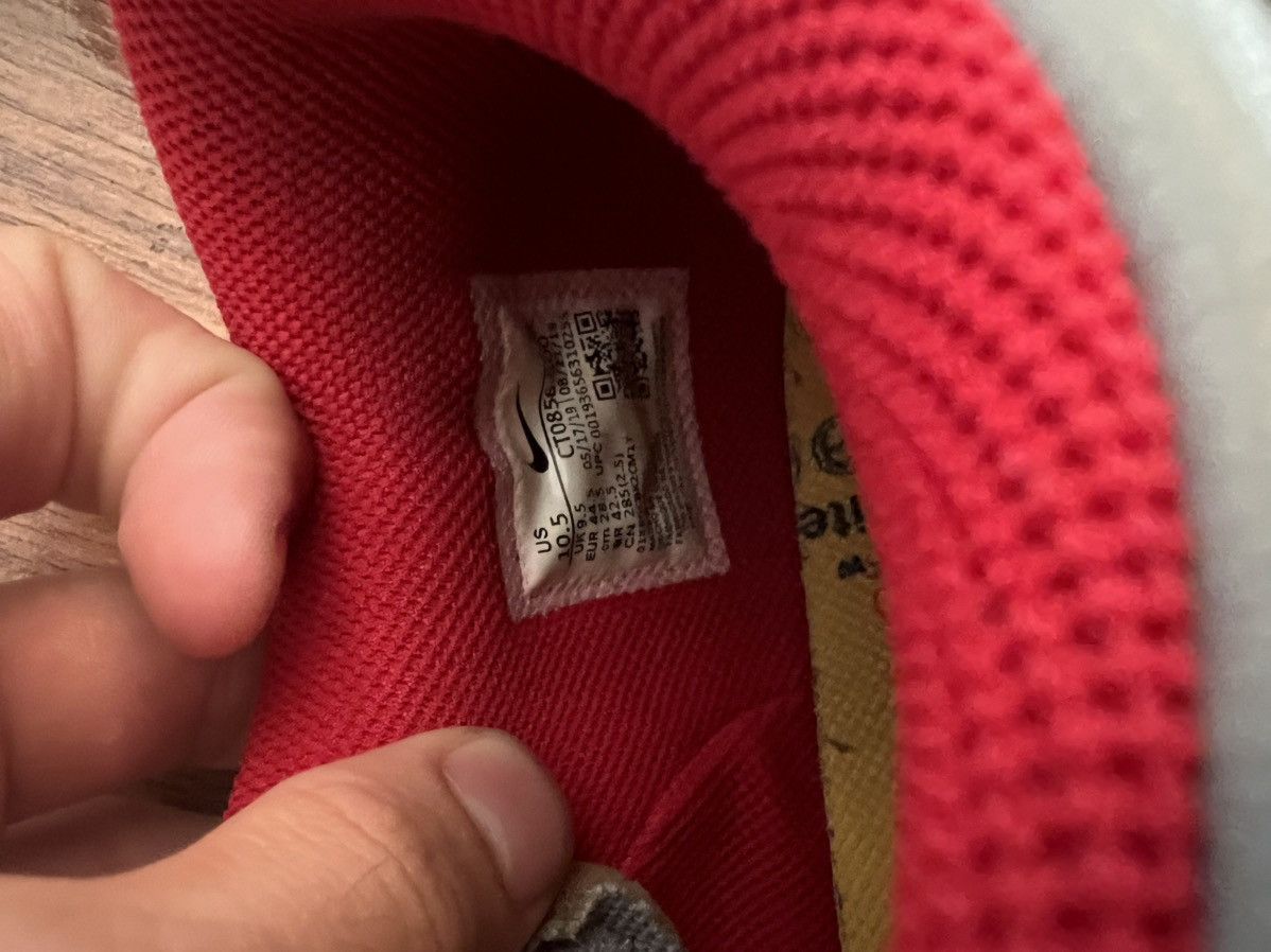 Nike × Off-White Nike Dunk Low Off-White University Red Size US 10.5 / EU 43-44 - 7 Thumbnail