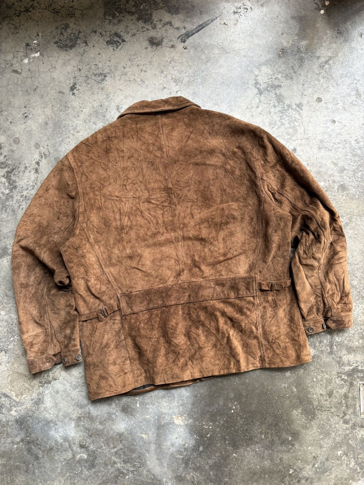 Polo Ralph Lauren Polo ralph lauren leather suede jacket Size US XL / EU 56 / 4 - 2 Thumbnail