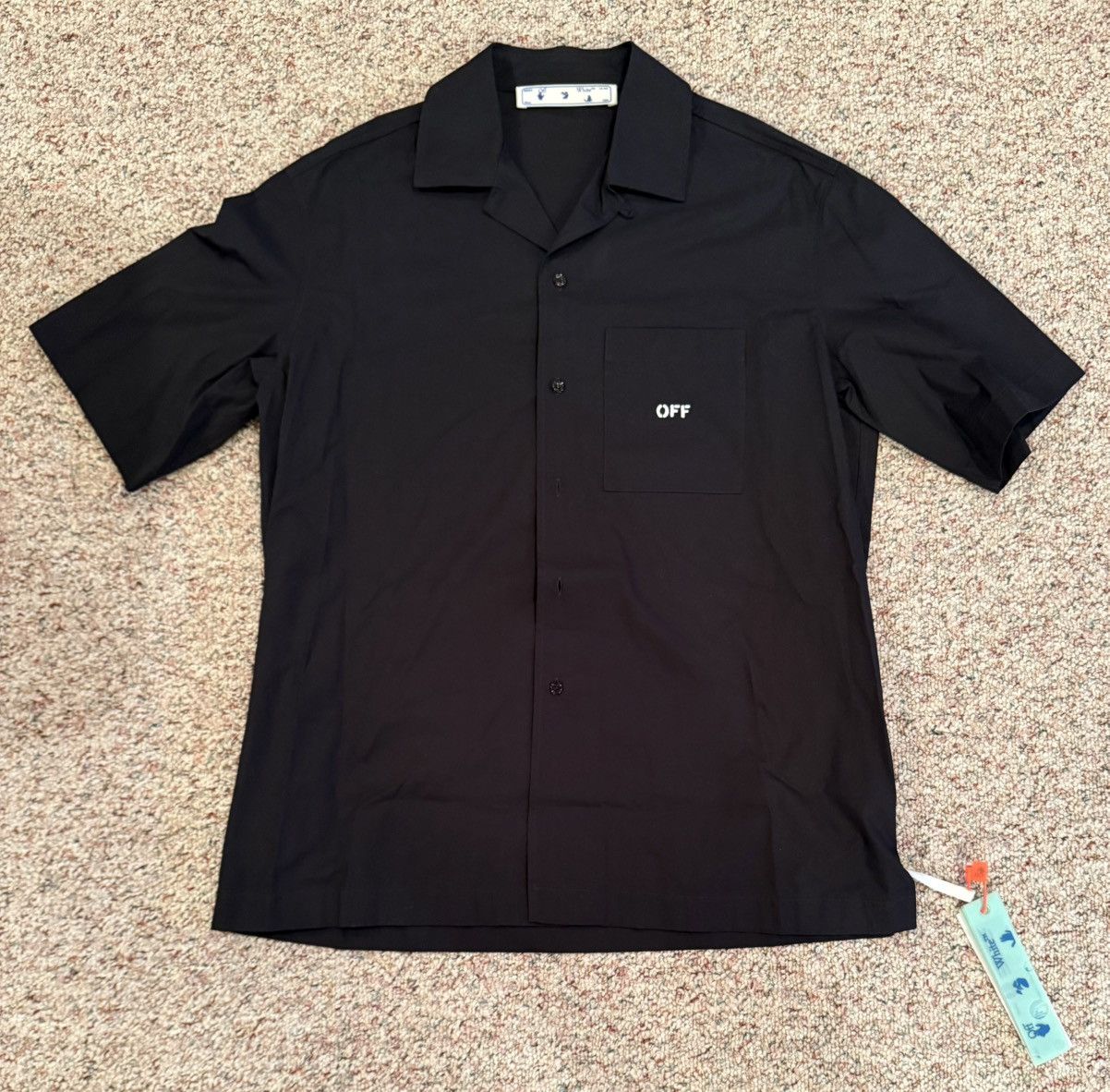 Off-White Off-White Brick Arrows Black Button Up Shirt Oversized Size US M / EU 48-50 / 2 - 1 Thumbnail