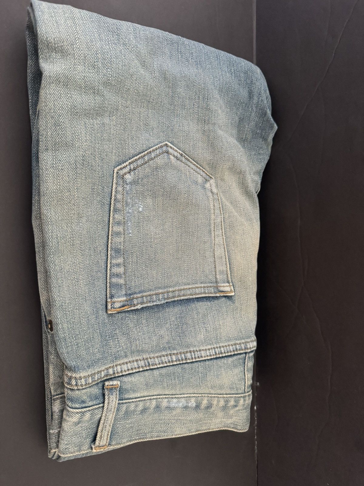 Saint Laurent Paris Saint Laurent Paris Crash Destroyed Jeans 30 Hedi Slimane Size US 30 / EU 46 - 14 Thumbnail