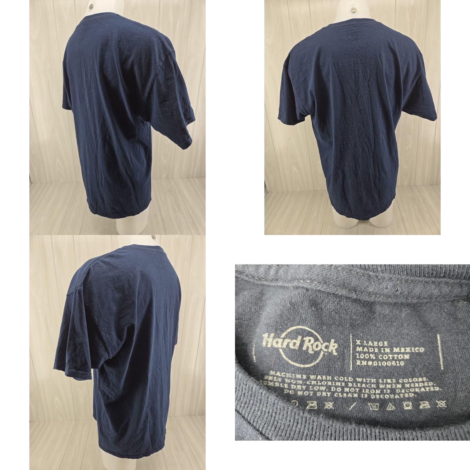 Hard Rock Cafe Hard Rock Cafe Shirt Adult XL Short Sleeve Chicago Blue Shirt Men T-Shirt Logo Rock Size US XL / EU 56 / 4 - 8 Thumbnail