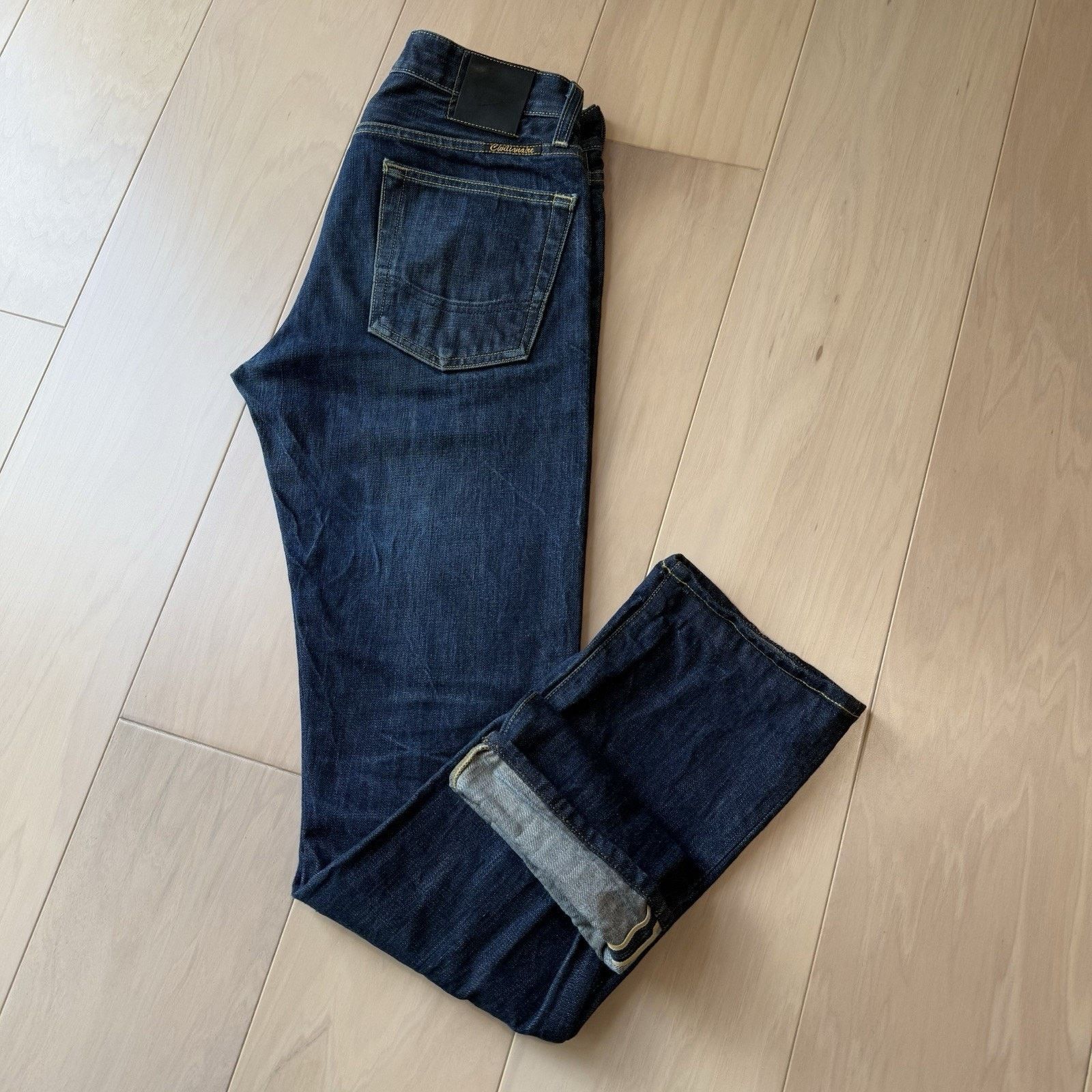 Civilianaire Civilianaire Selvedge Jeans 30 Blue Dark Wash Japan Denim Size US 30 / EU 46 - 10 Thumbnail